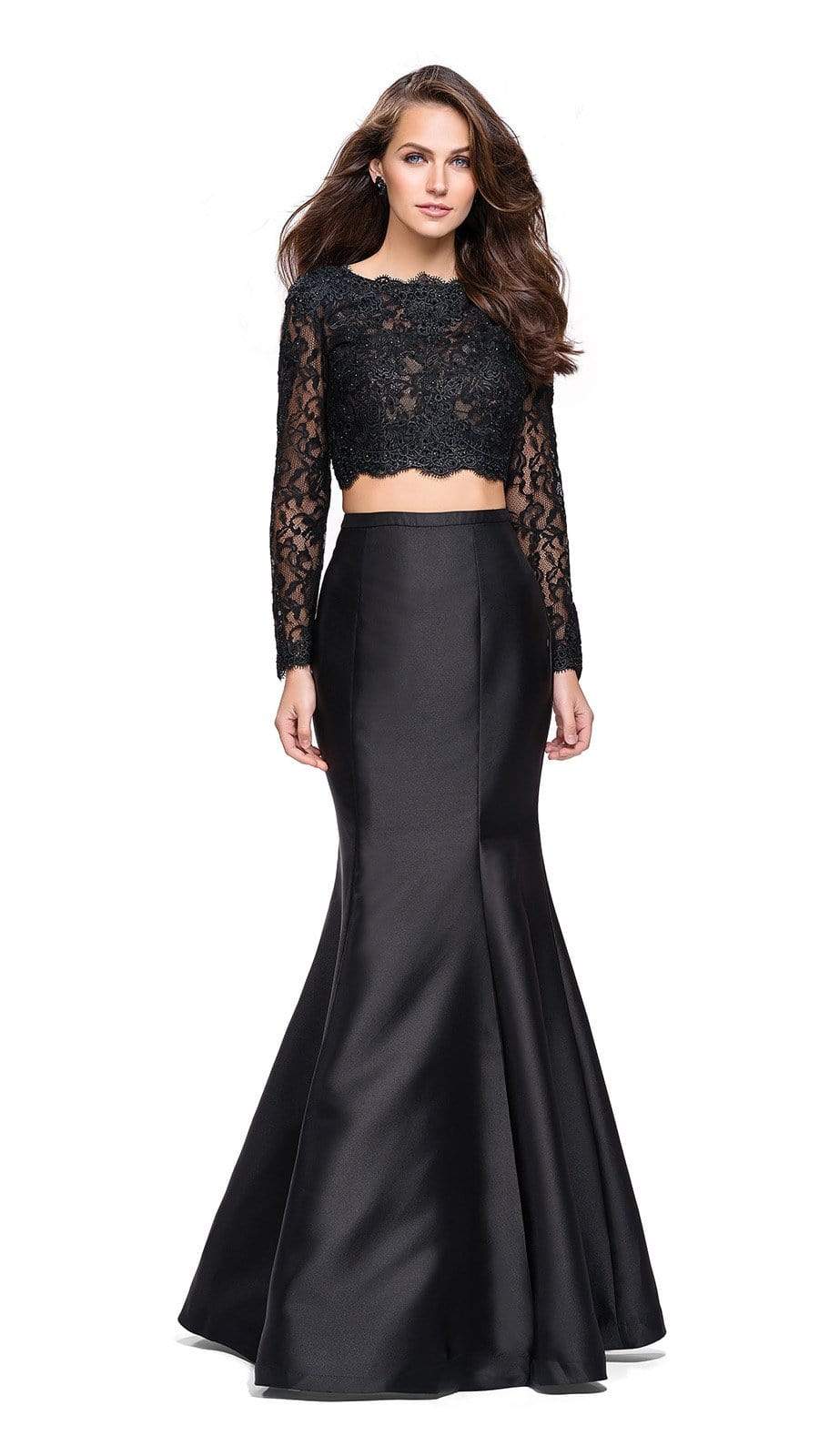 La Femme Dress Black Mermaid