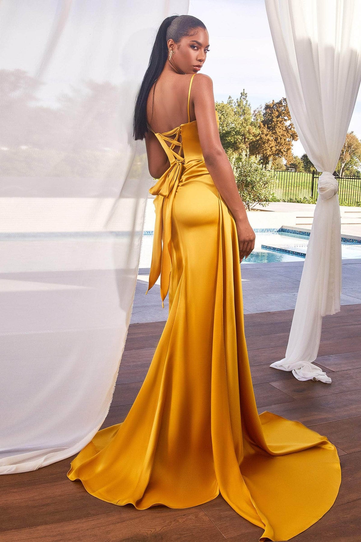 Ladivine CD340 - Beaded Sweetheart Neck Gown Special Occasion Dress