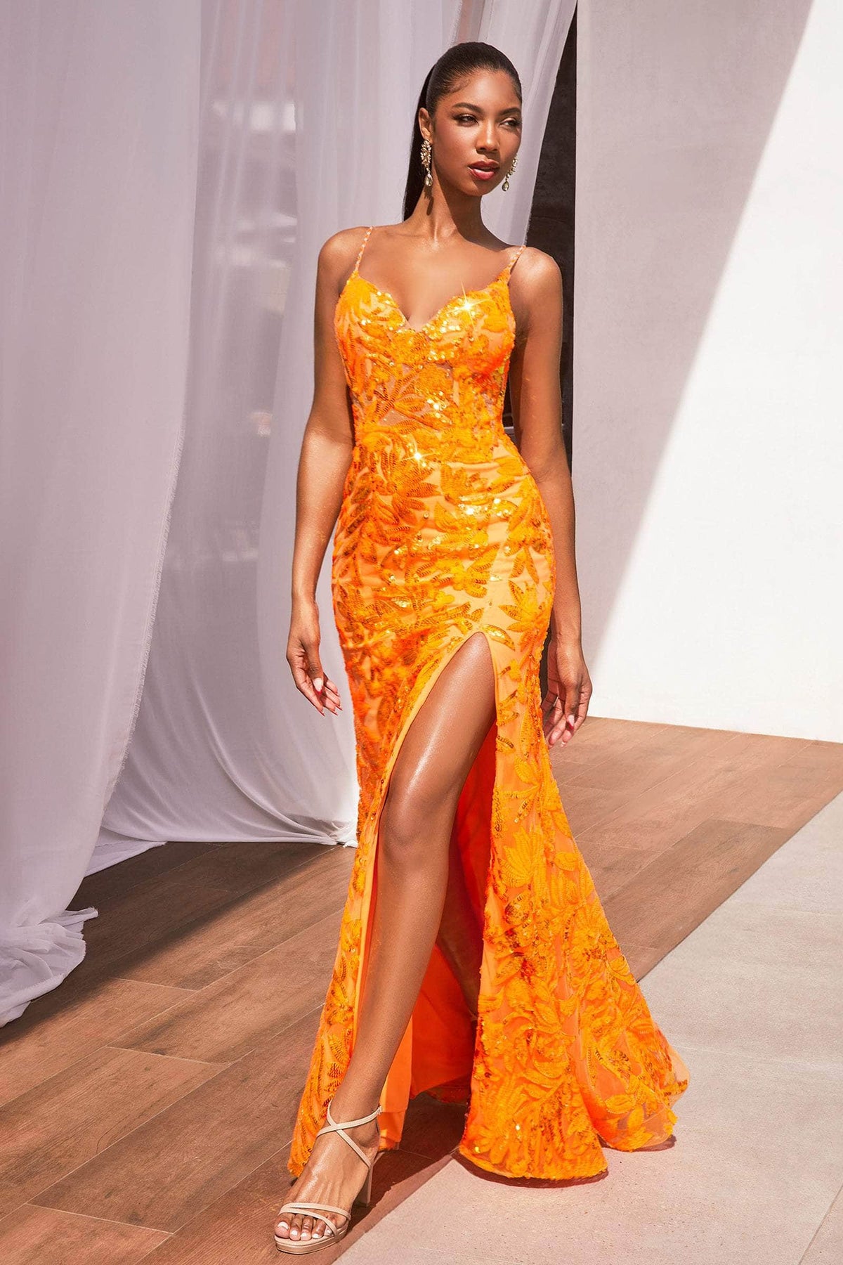 Ladivine CM350 - Sheath Sequin Evening Dress Special Occasion Dress
