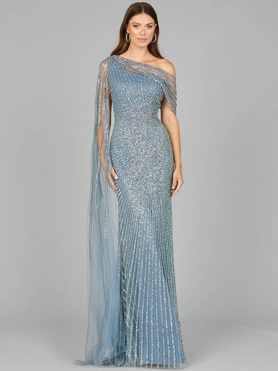 slate grey formal dress Slate Grey Full Moon Dress main image 0