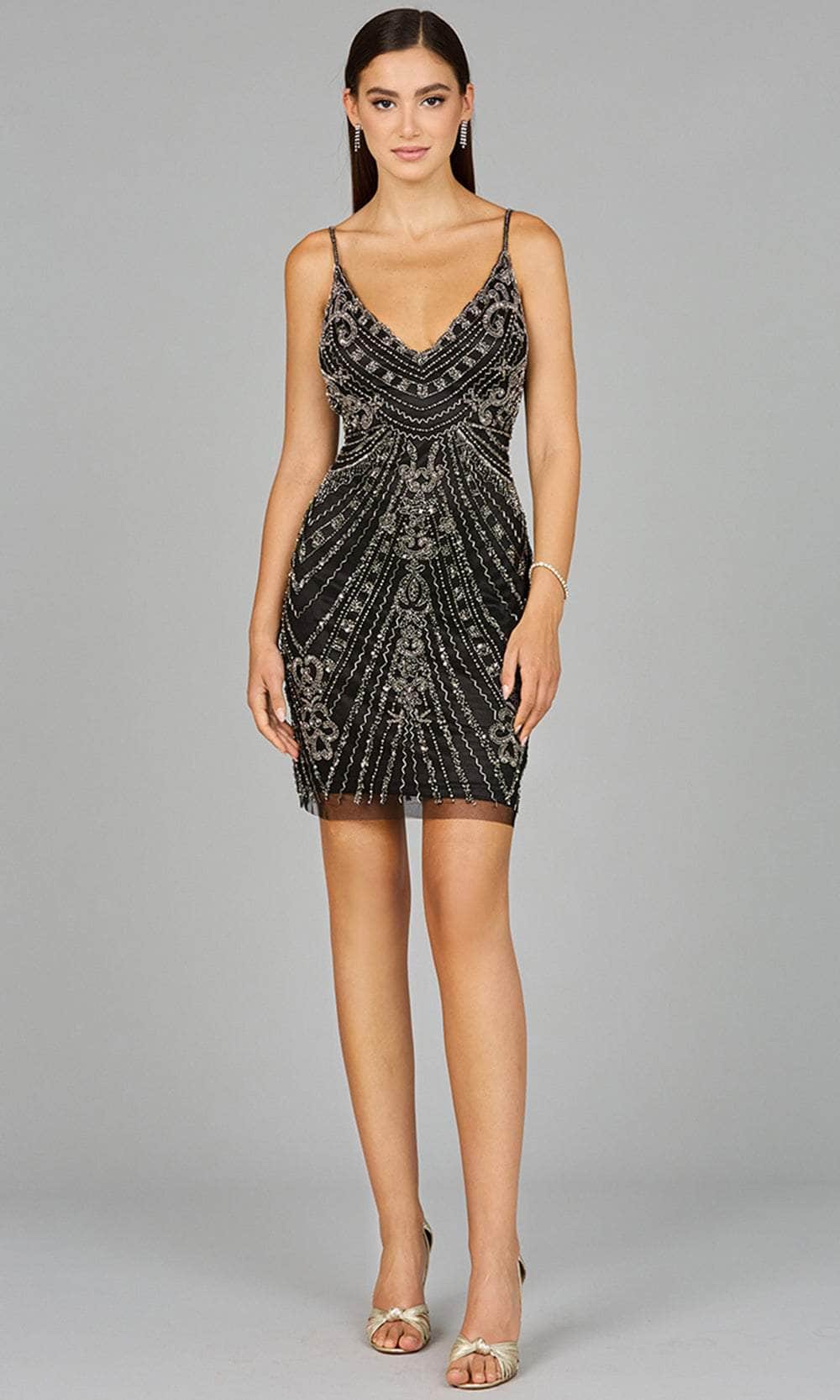 Lara Dresses 29108 - Spaghetti Strap Fitted Cocktail Dress Special Occasion Dresses