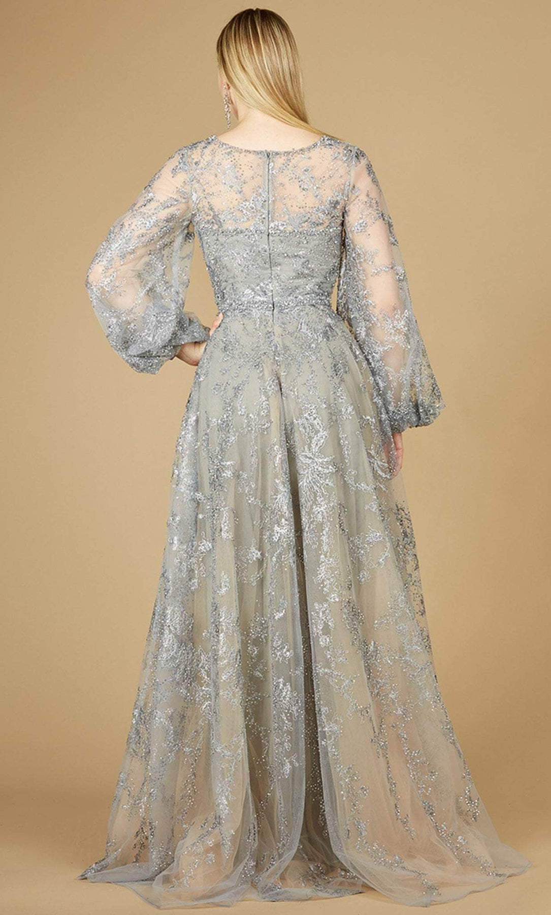 Lara Dresses 29229 - Embellished Tulle Semi-Ballgown Special Occasion Dress