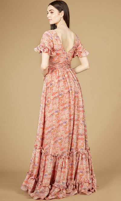 Lara Dresses 29273 - Faux Wrap Maxi Dress Special Occasion Dress