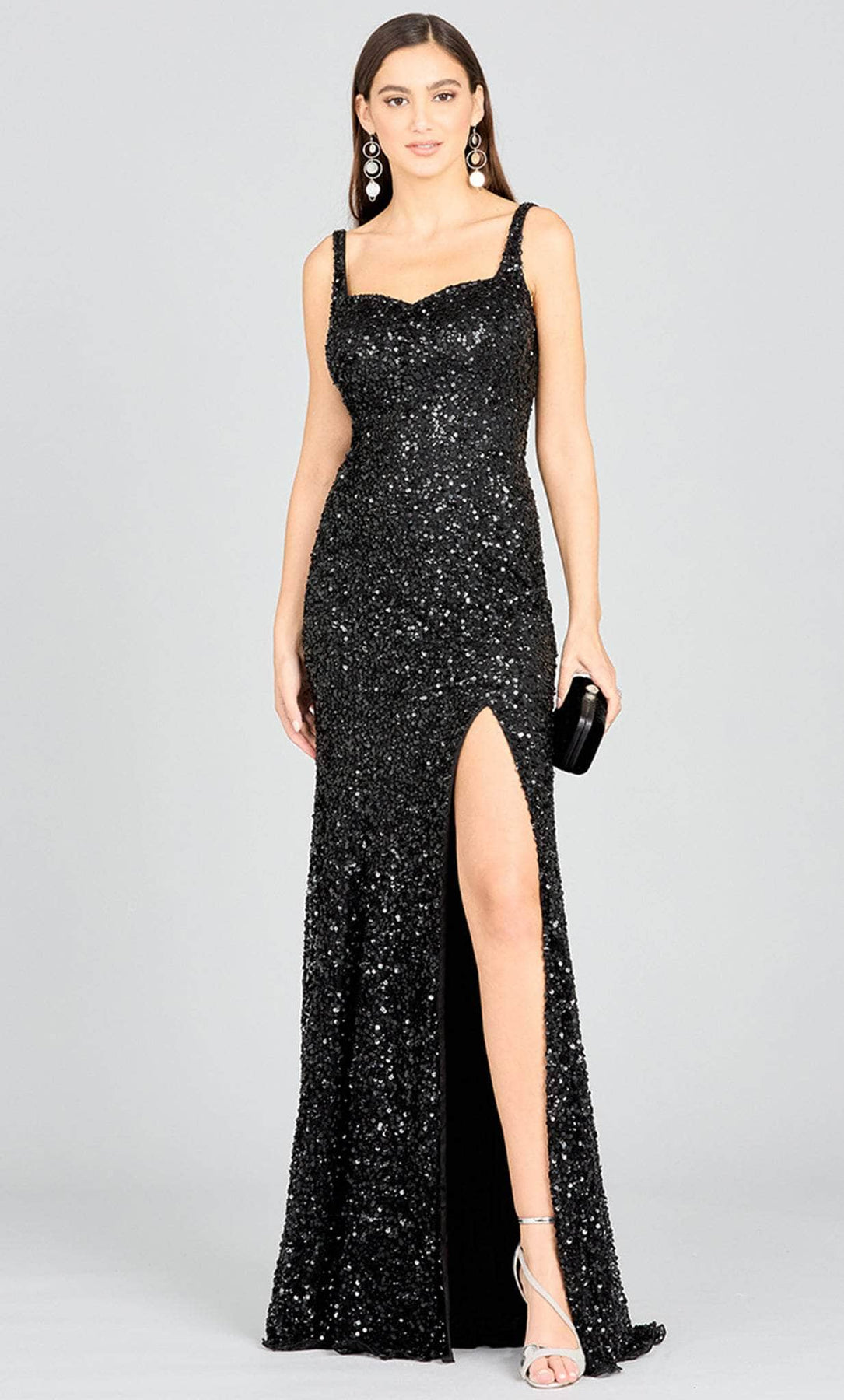 Lara Dresses 29285 - Sleeveless Sequin Evening Gown Special Occasion Dress