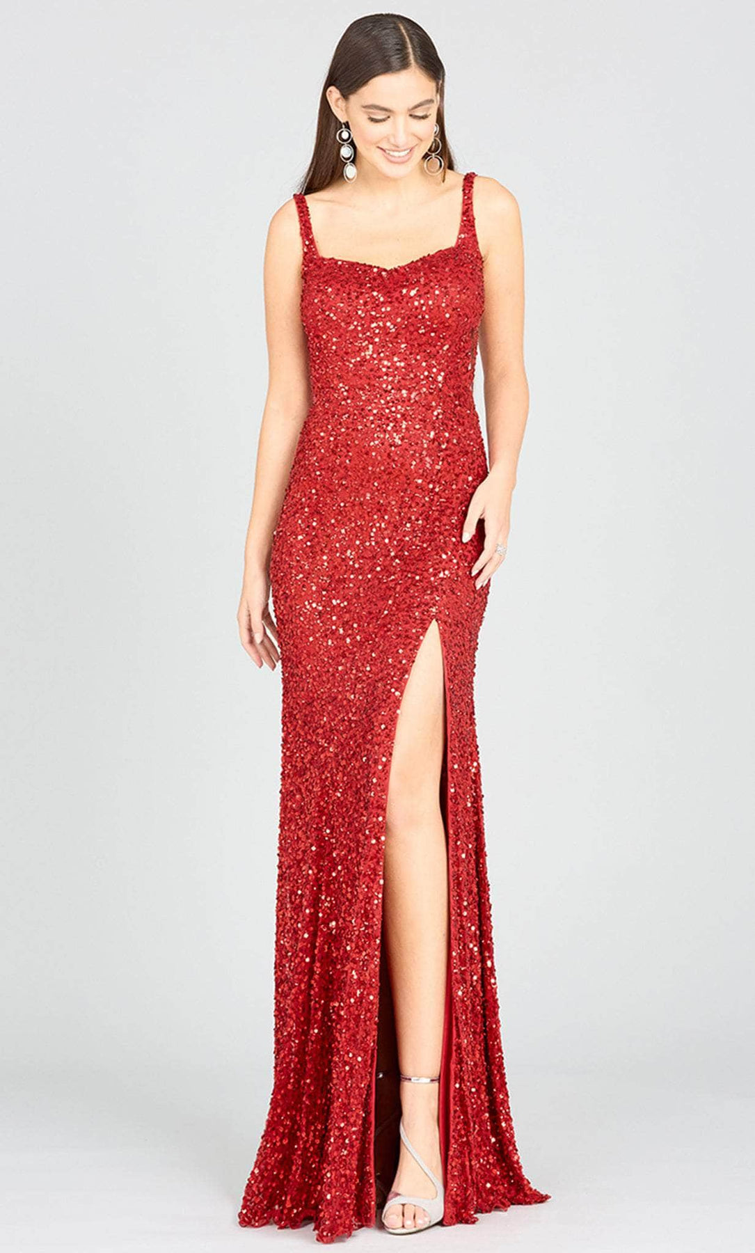 Lara Dresses 29285 - Sleeveless Sequin Evening Gown Special Occasion Dress