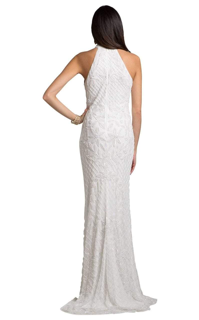 Lara Dresses - 51003 Embellished High Halter Sheath Dress Special Occasion Dress