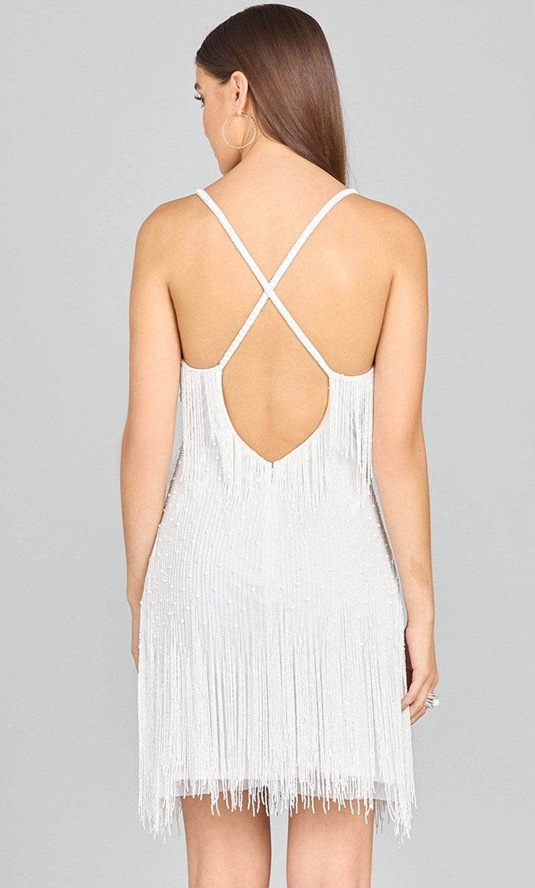 Lara Dresses 51131 - Fringe Beaded Sleeveless Short Dress Cocktail Dresses