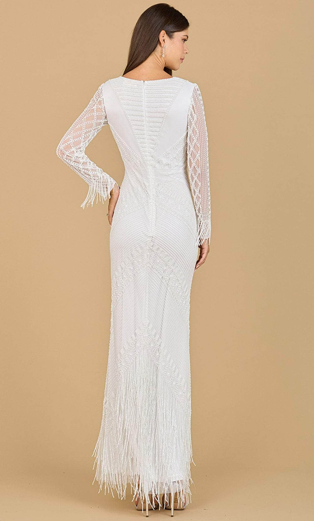 Lara Dresses 51139 - Long Sleeved Formal Gown Prom Dresses