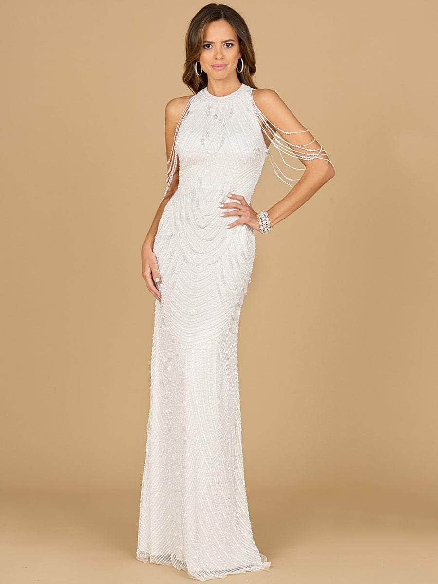 Lara Dresses 51185 - Fringed Sheath Evening Dress Special Occasion Dresses