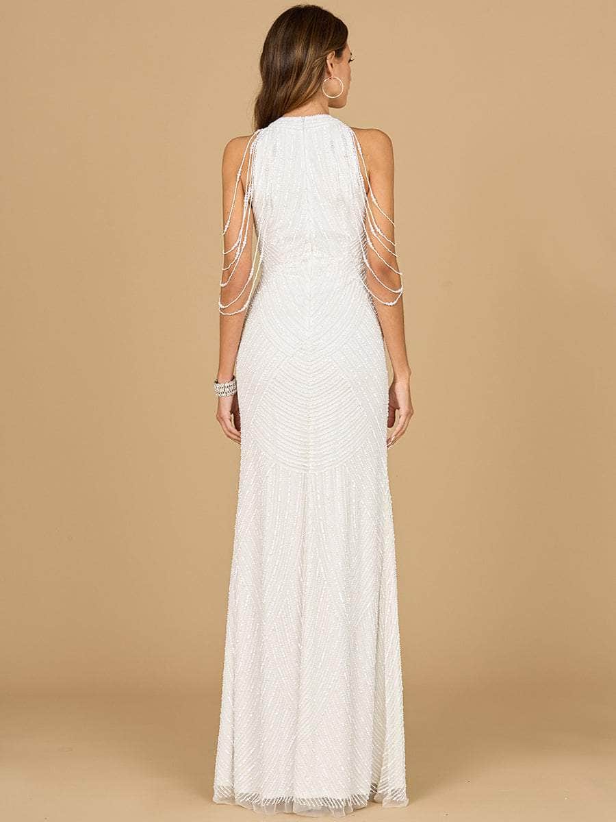Lara Dresses 51185 - Fringed Sheath Evening Dress Special Occasion Dresses