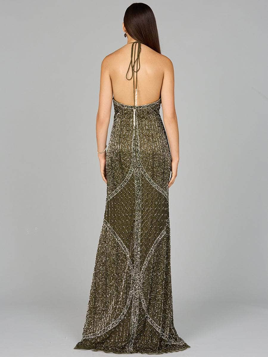 Lara Dresses 9945 - Cut-Out Beaded Dress Special Occasion Dresses