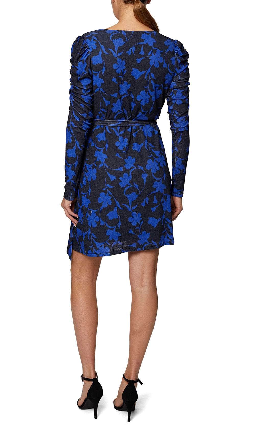 Laundry HU05D29 - Long Sleeve Print Short Dress Cocktail Dresses