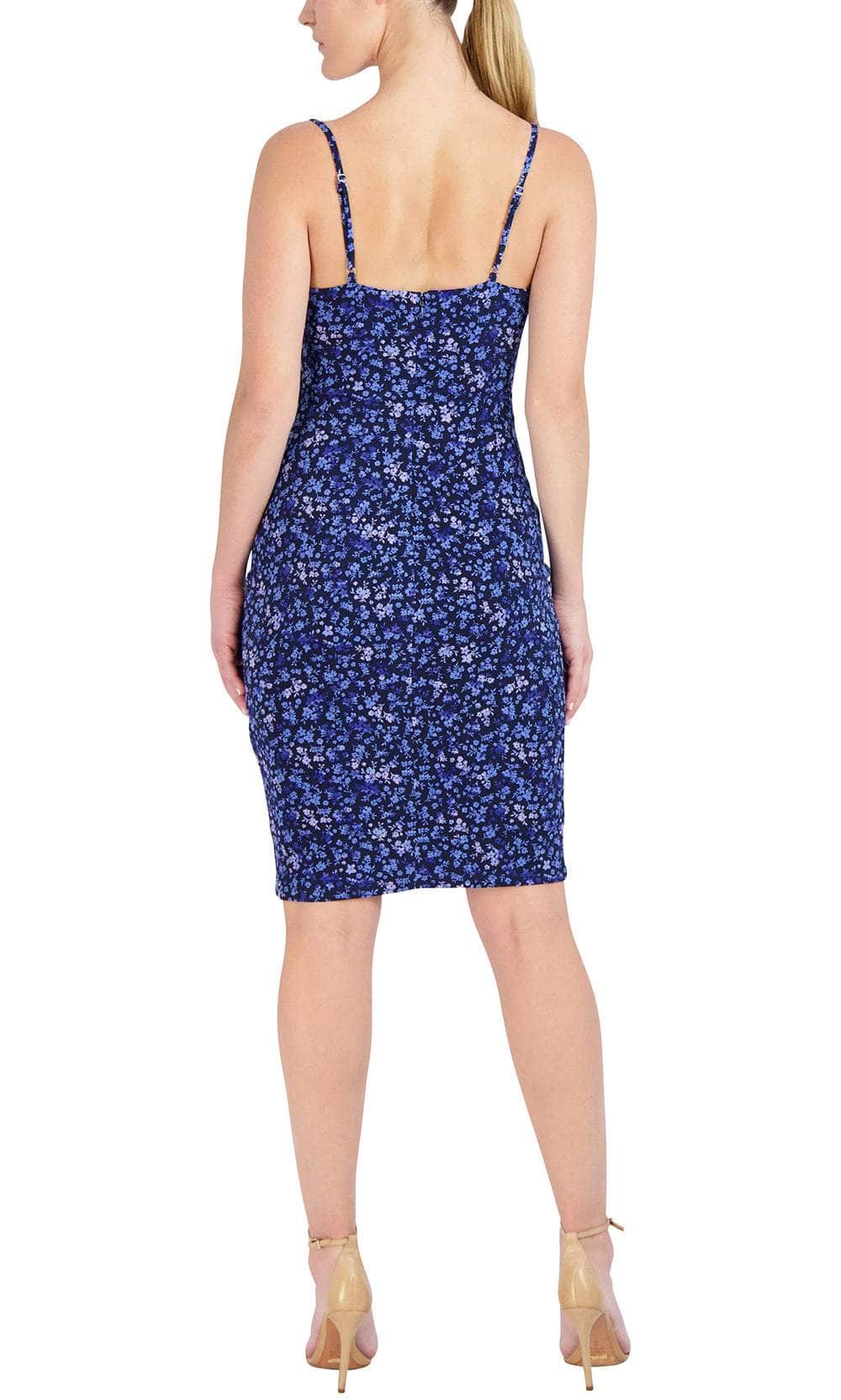 Laundry HU06D20 - V-Neck Floral Casual Dress Cocktail Dresses