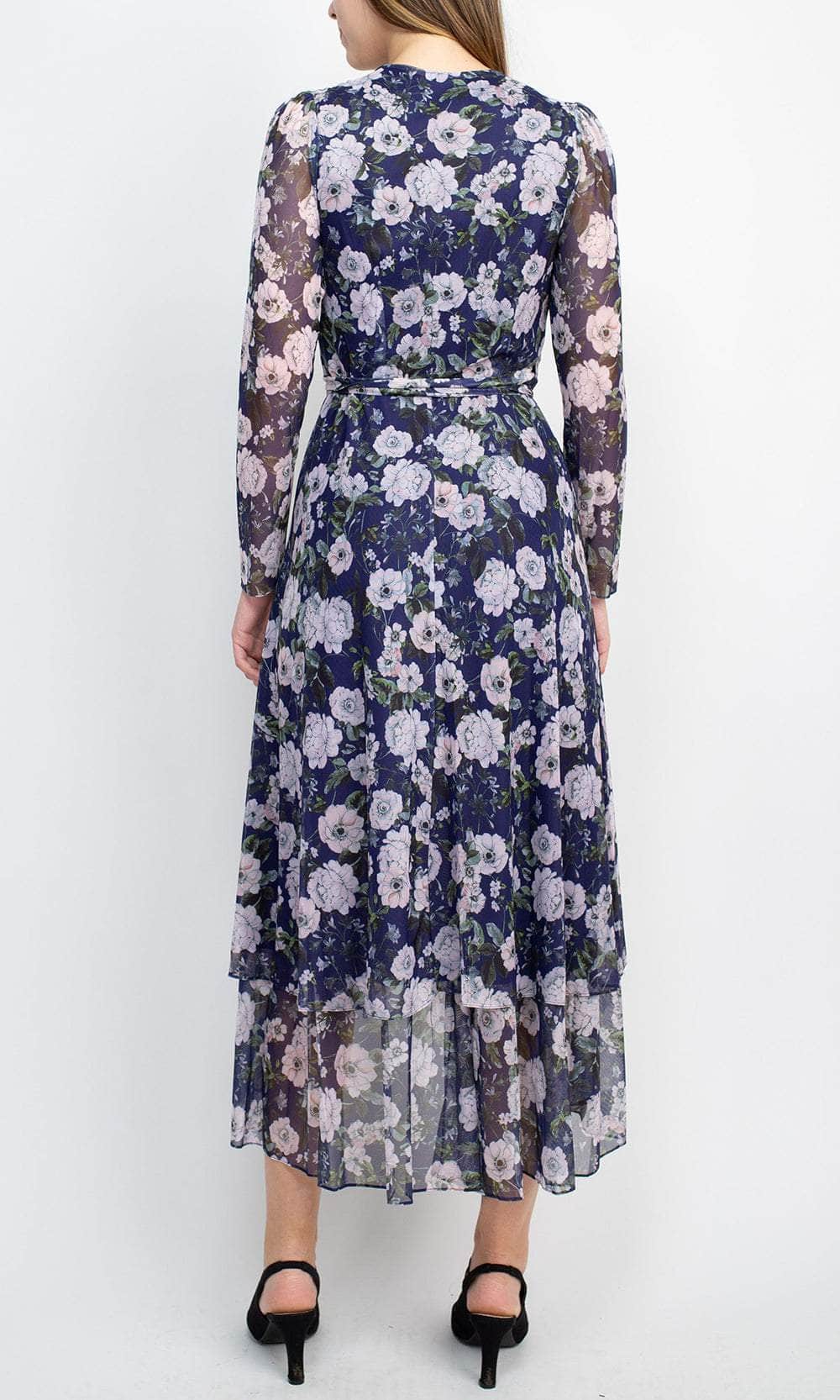 Laundry HU07D86 - Tiered Floral Short Dress Cocktail Dresses