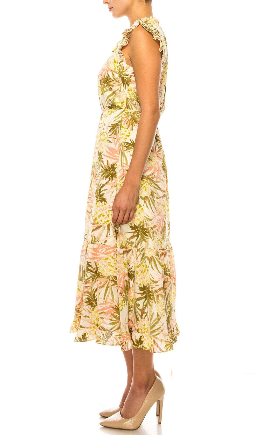 Laundry HV03D25 - Printed Summer Midi Dress Special Occasion Dress