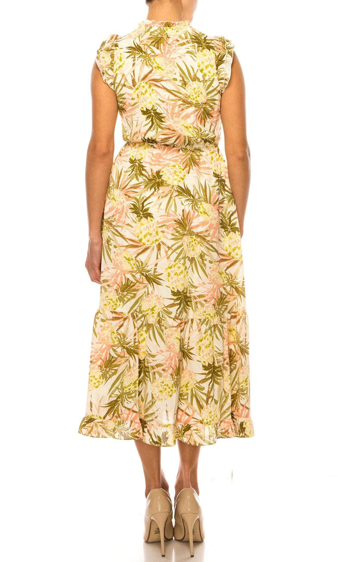 Laundry HV03D25 - Printed Summer Midi Dress Special Occasion Dress