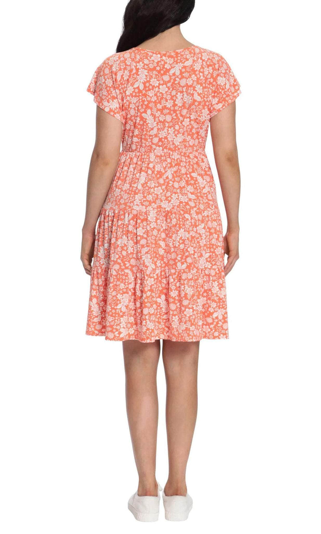 London Times T5773M - Short Sleeve V Neck A-line Gown Sweet 16 Dresses