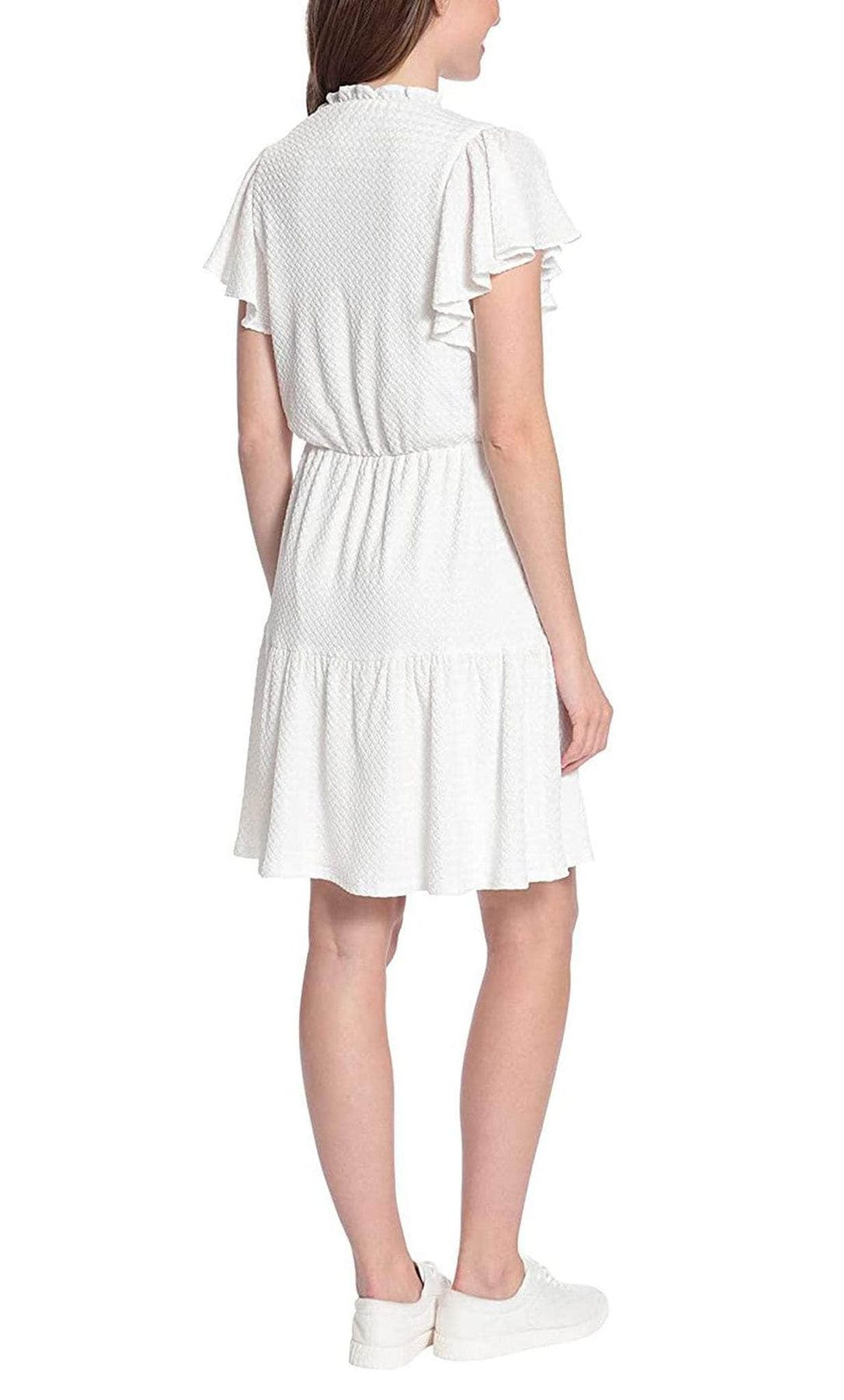 London Times T6243M - Short Sleeve A-Line Cocktail Dress Semi Formal