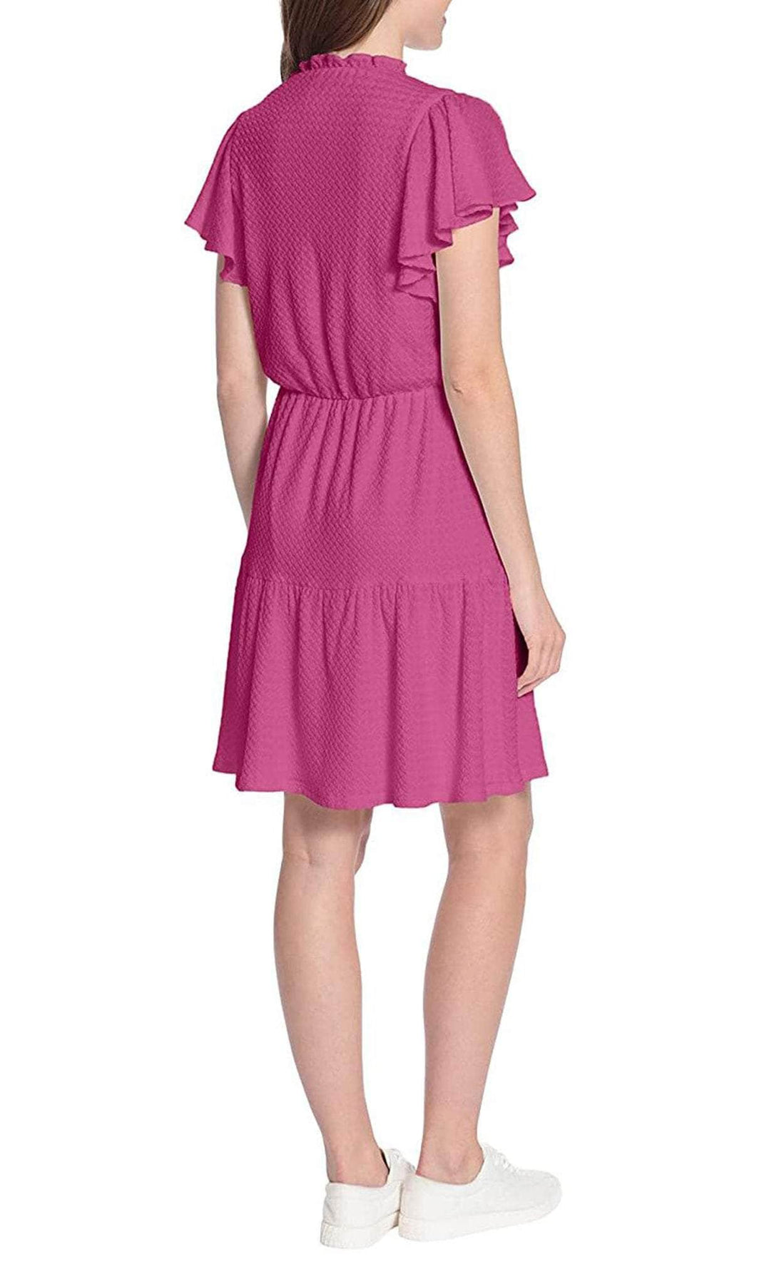 London Times T6243M - Short Sleeve A-Line Cocktail Dress Semi Formal