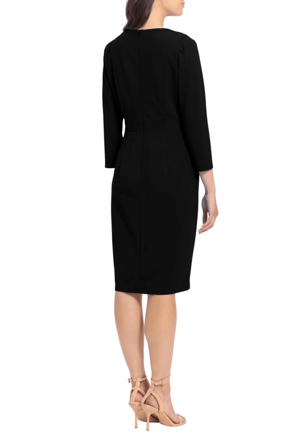 London Times T6566M - Quarter Sleeve Sheath Dress Special Occasion Dresses