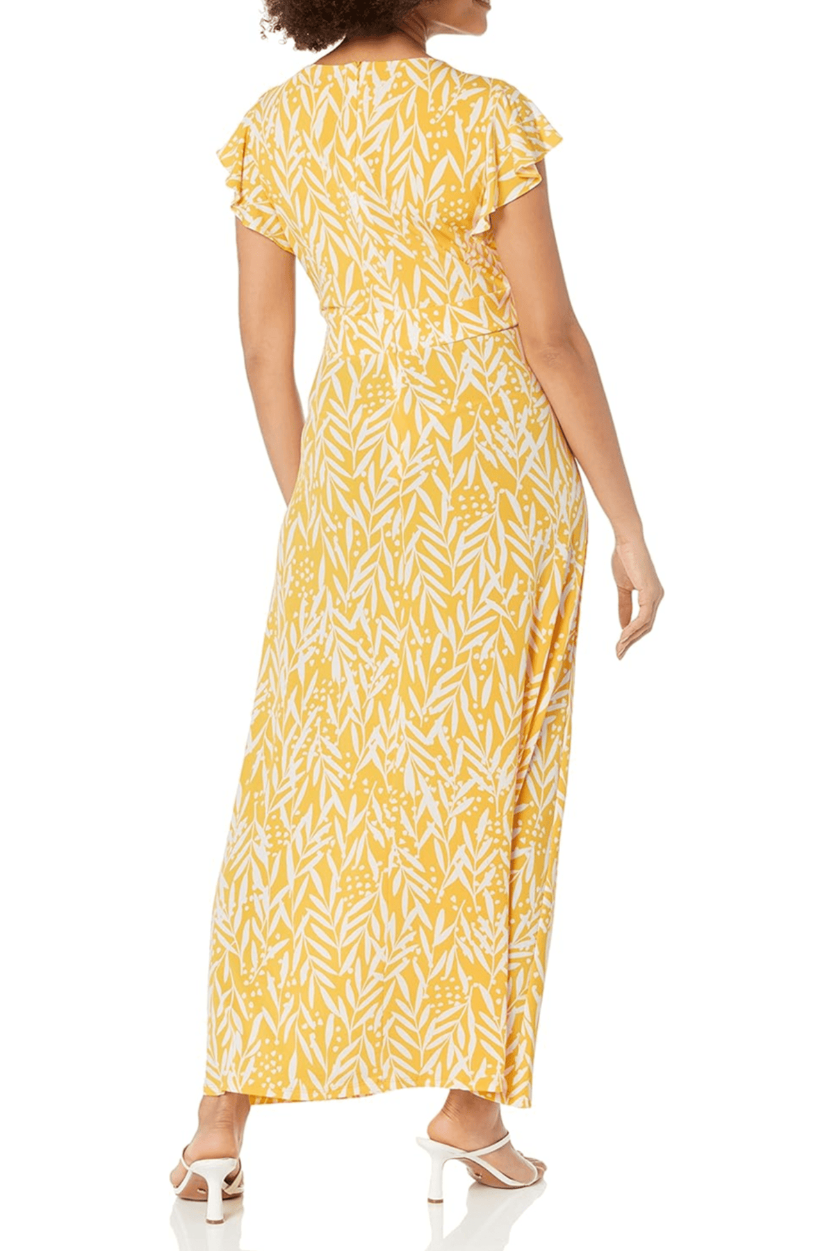 London Times T6813M - Flutter Sleeve Floral Dress Special Occasion Dresses