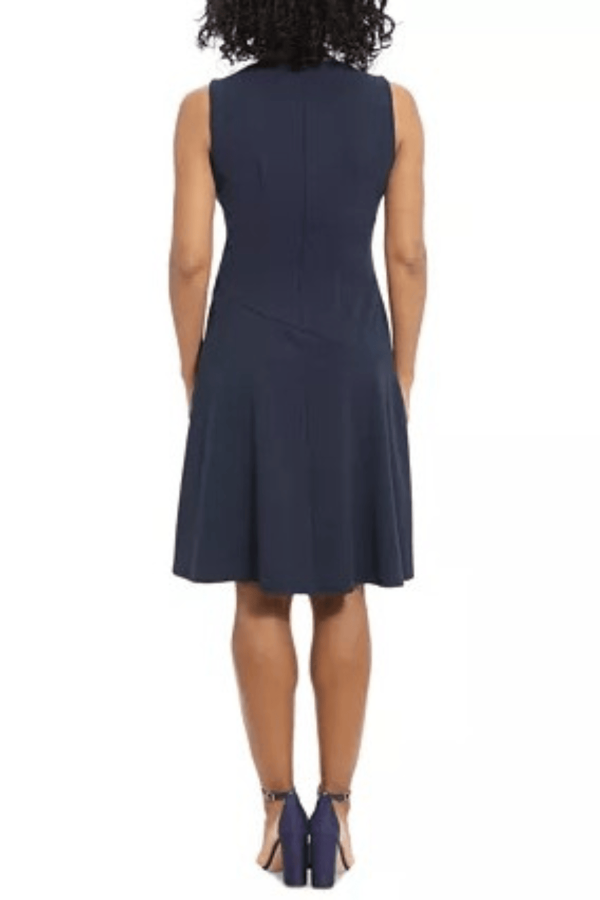 London Times T6949M - Asymmetrical Detail Dress Special Occasion Dresses