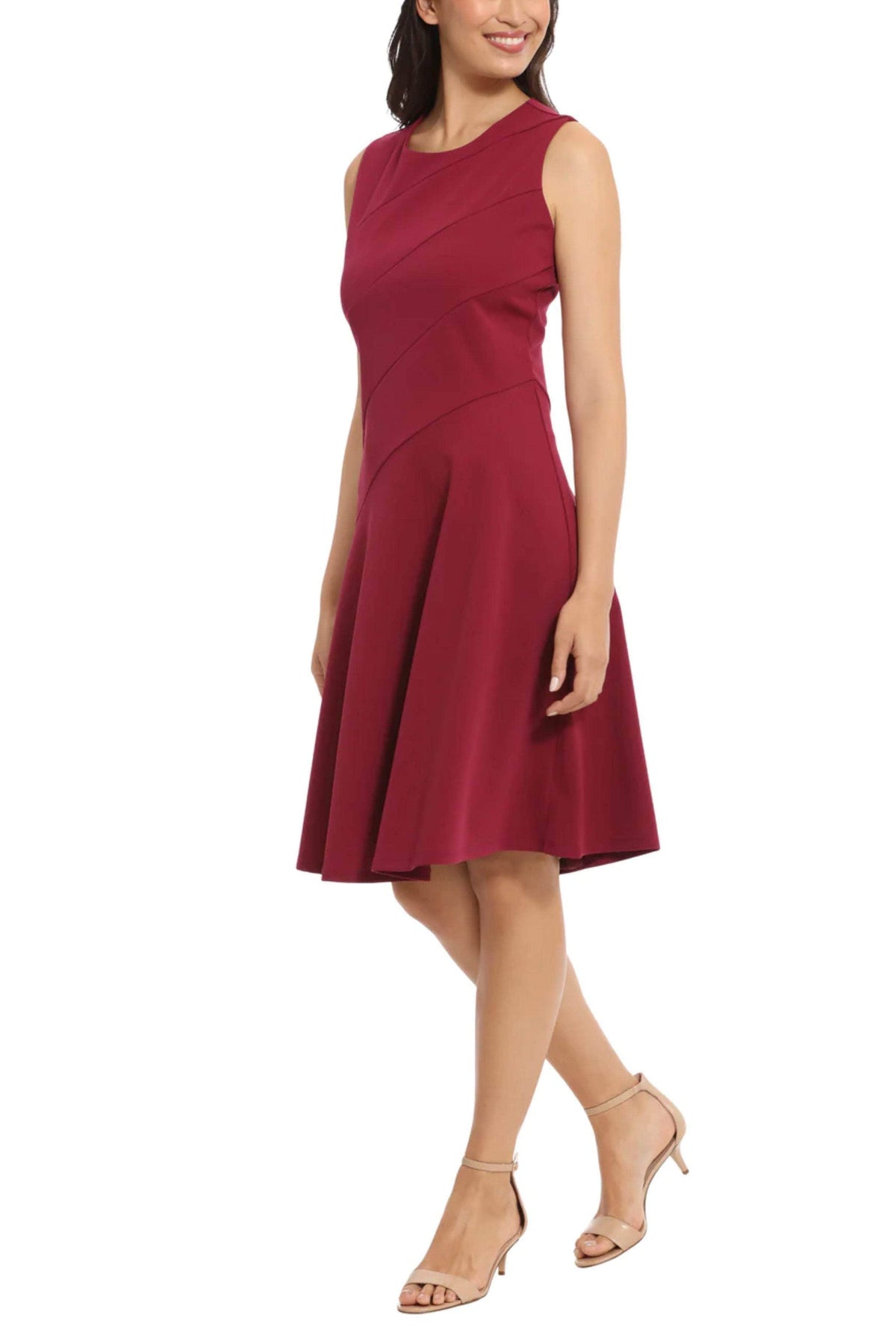 London Times T6949M - Asymmetrical Detail Dress Special Occasion Dresses