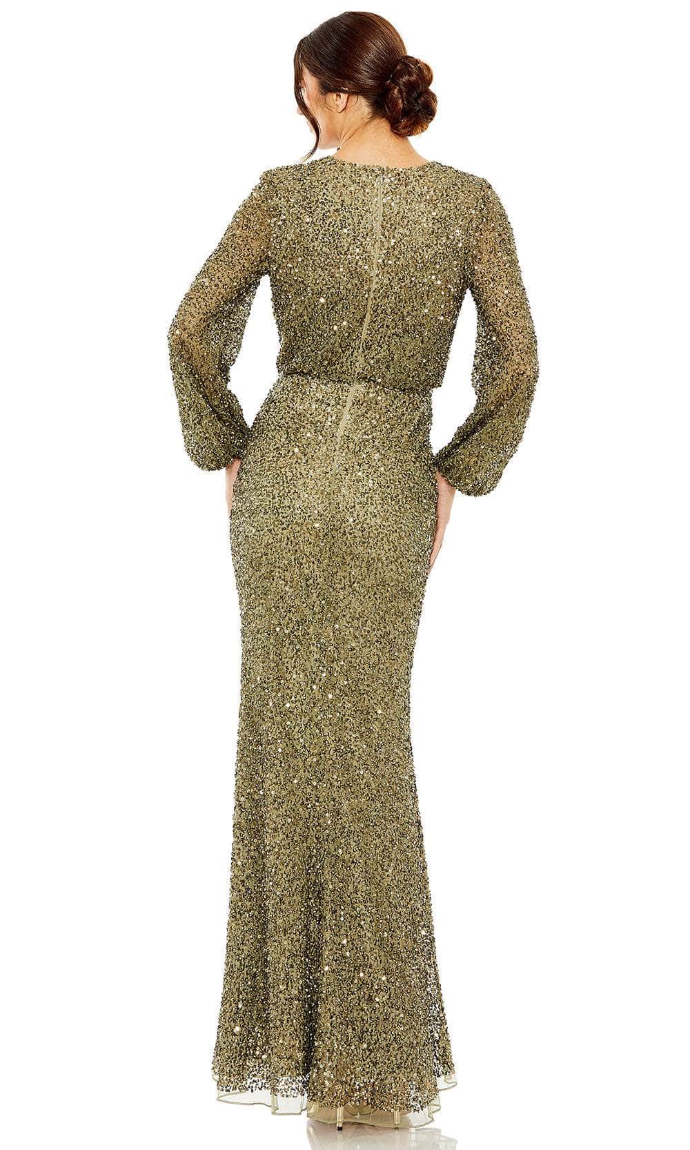 Mac Duggal 10044 - Jewel Neck Blouson Evening Gown Evening Dresses