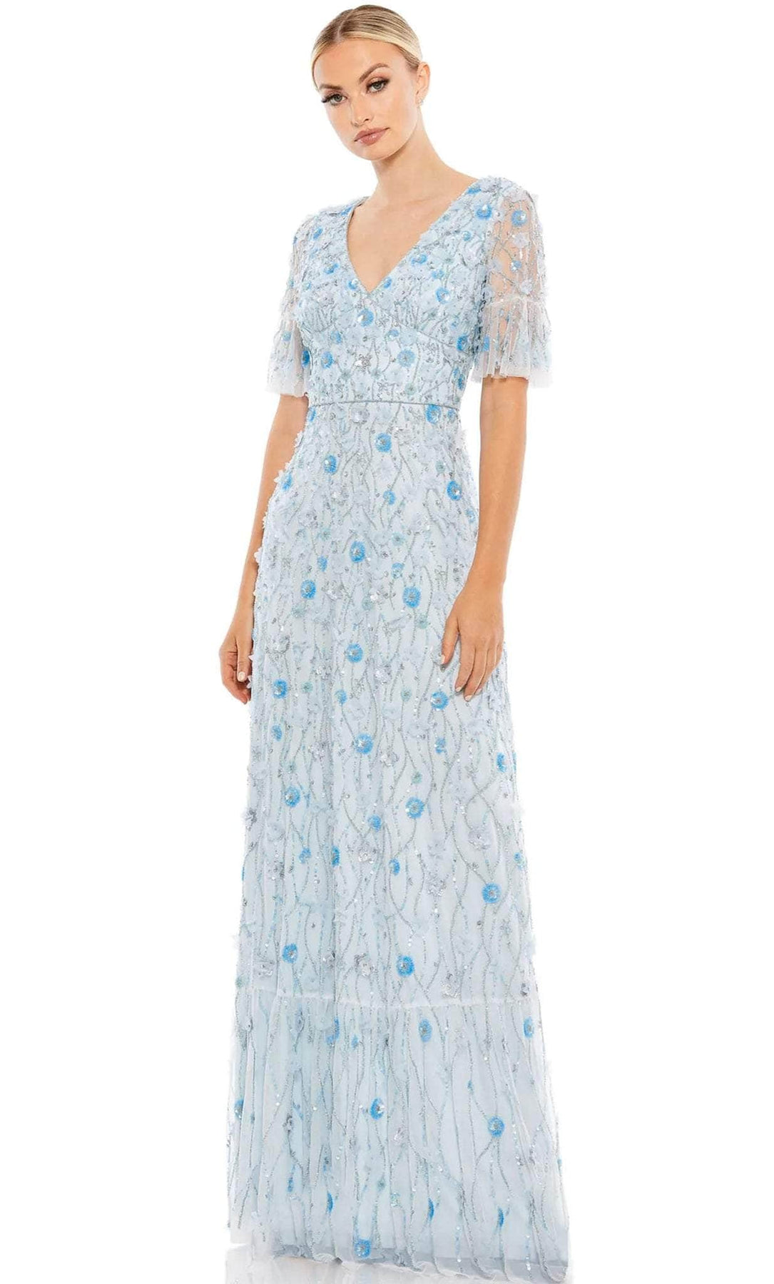 Mac Duggal 35110 - Short Sleeve Dress