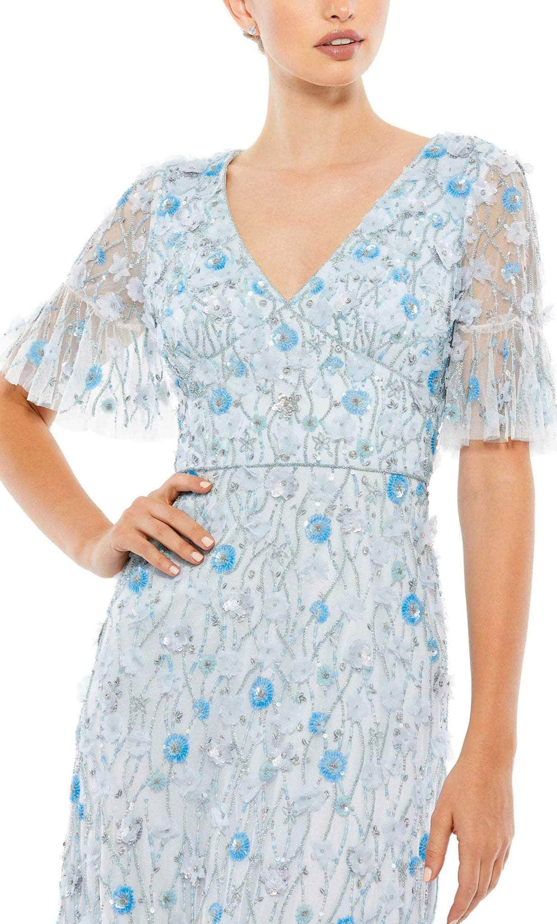 Mac Duggal 35110 - Short Sleeve Dress