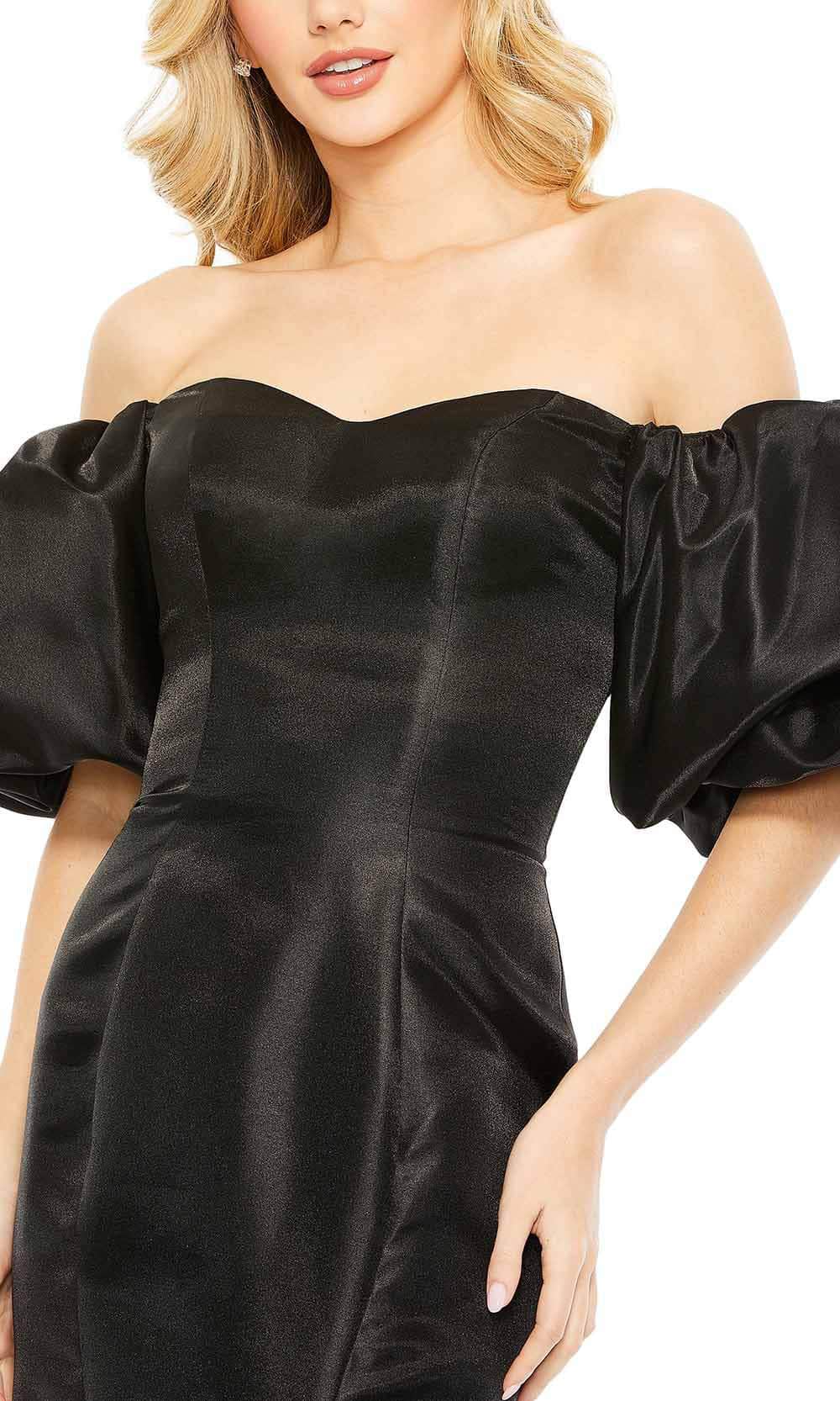 Mac Duggal 50677 - Puff Satin Prom Gown Special Occasion Dress