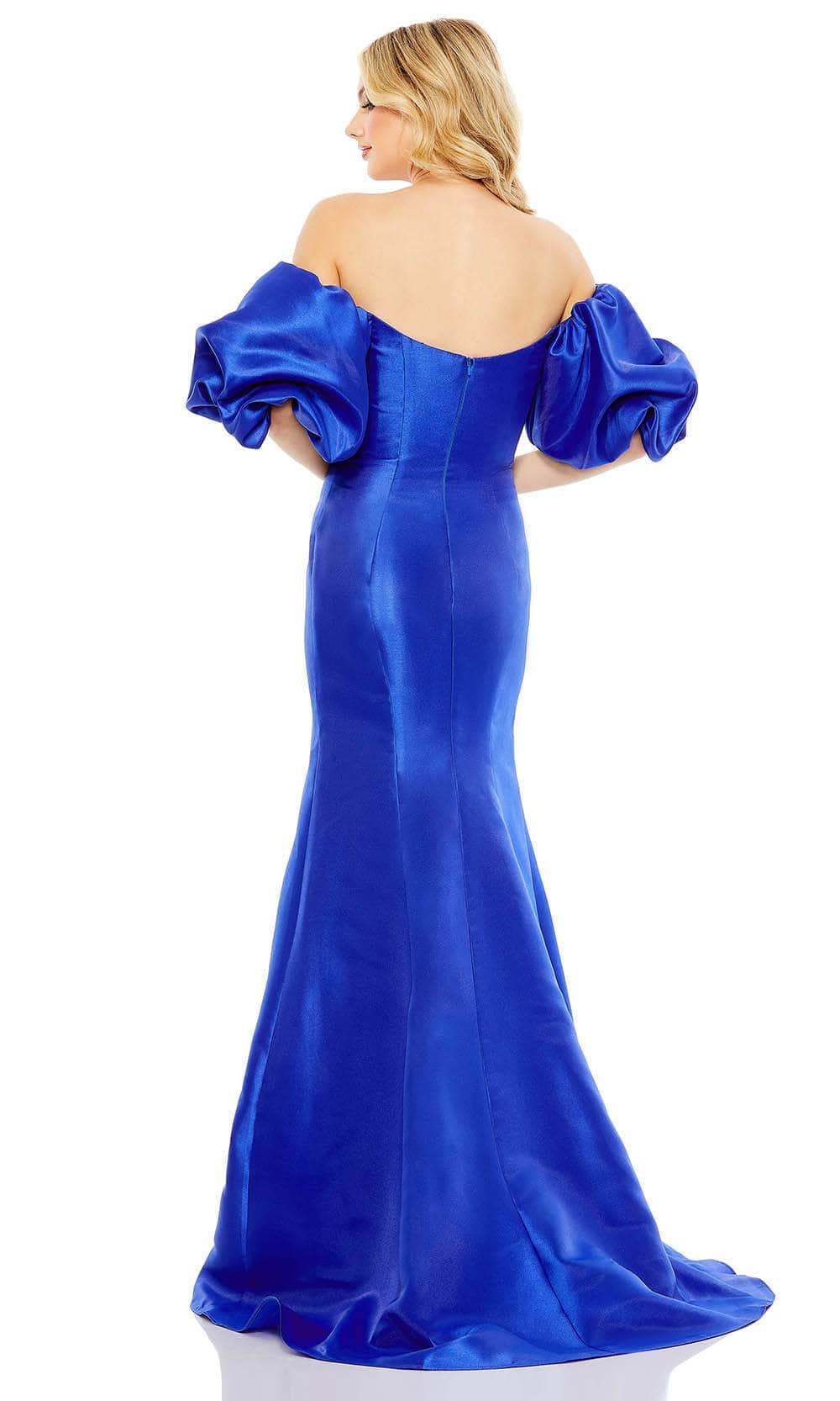 Mac Duggal 50677 - Puff Satin Prom Gown Special Occasion Dress