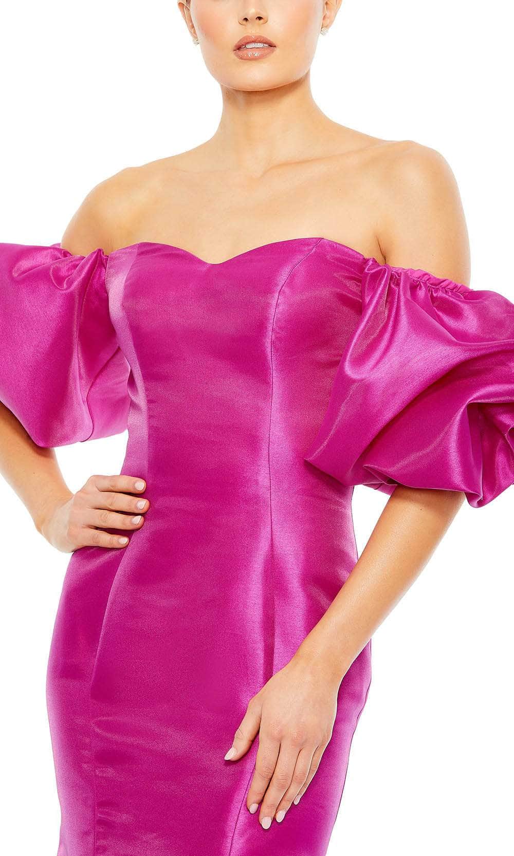 Mac Duggal 50677 - Puff Satin Prom Gown Special Occasion Dress