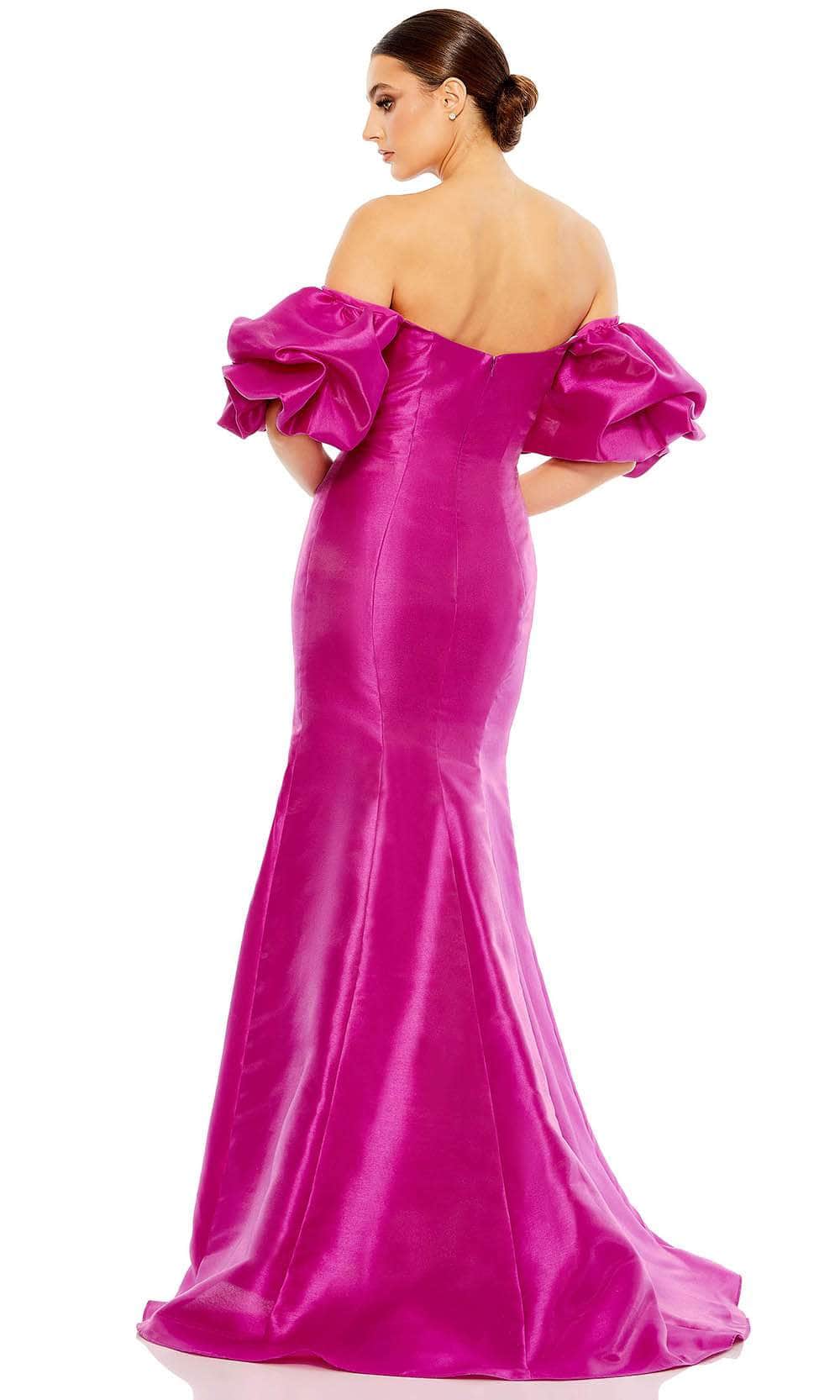 Mac Duggal 50677 - Puff Satin Prom Gown Special Occasion Dress