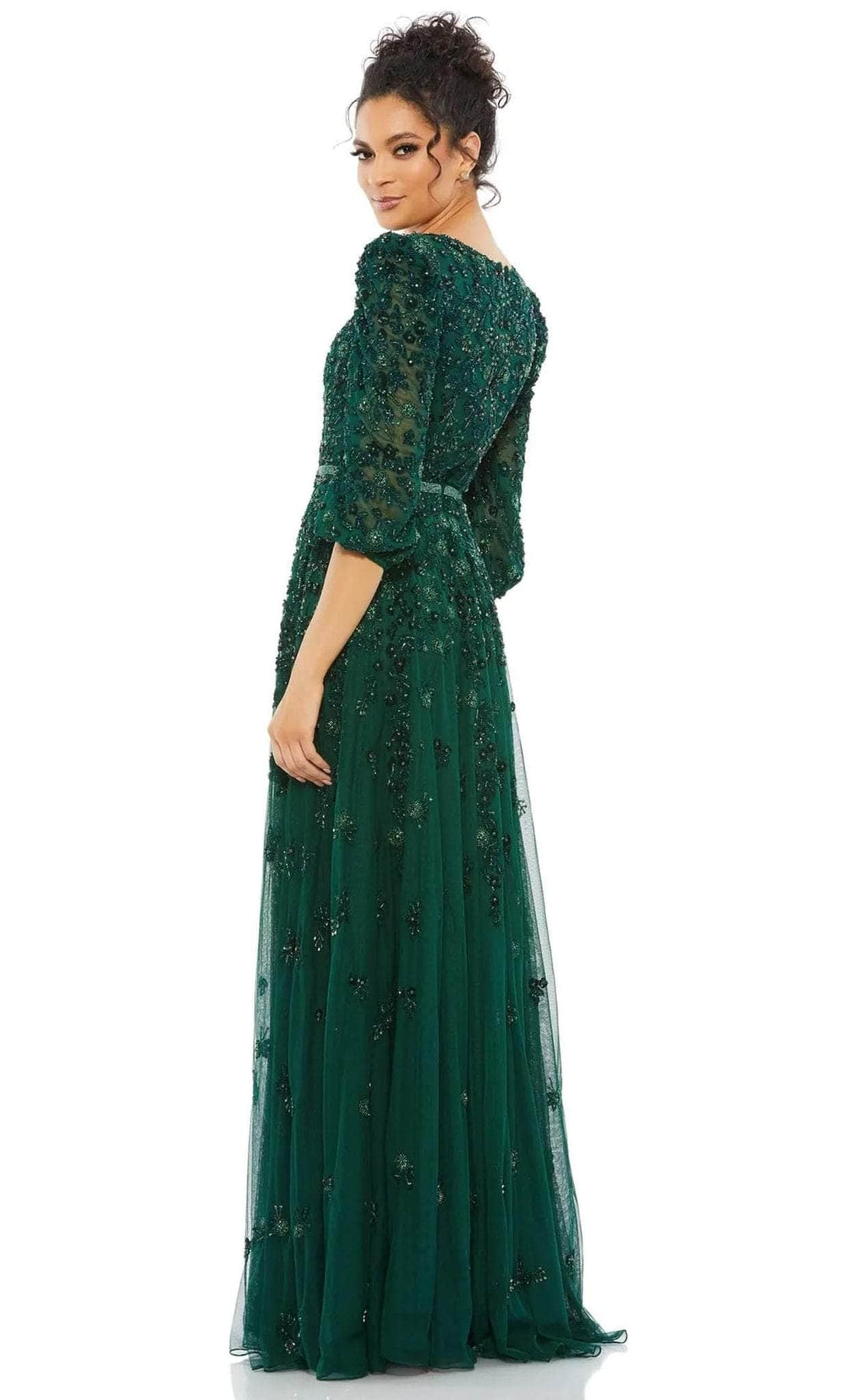 Mac Duggal 5497 - 3D Florals Long Dress