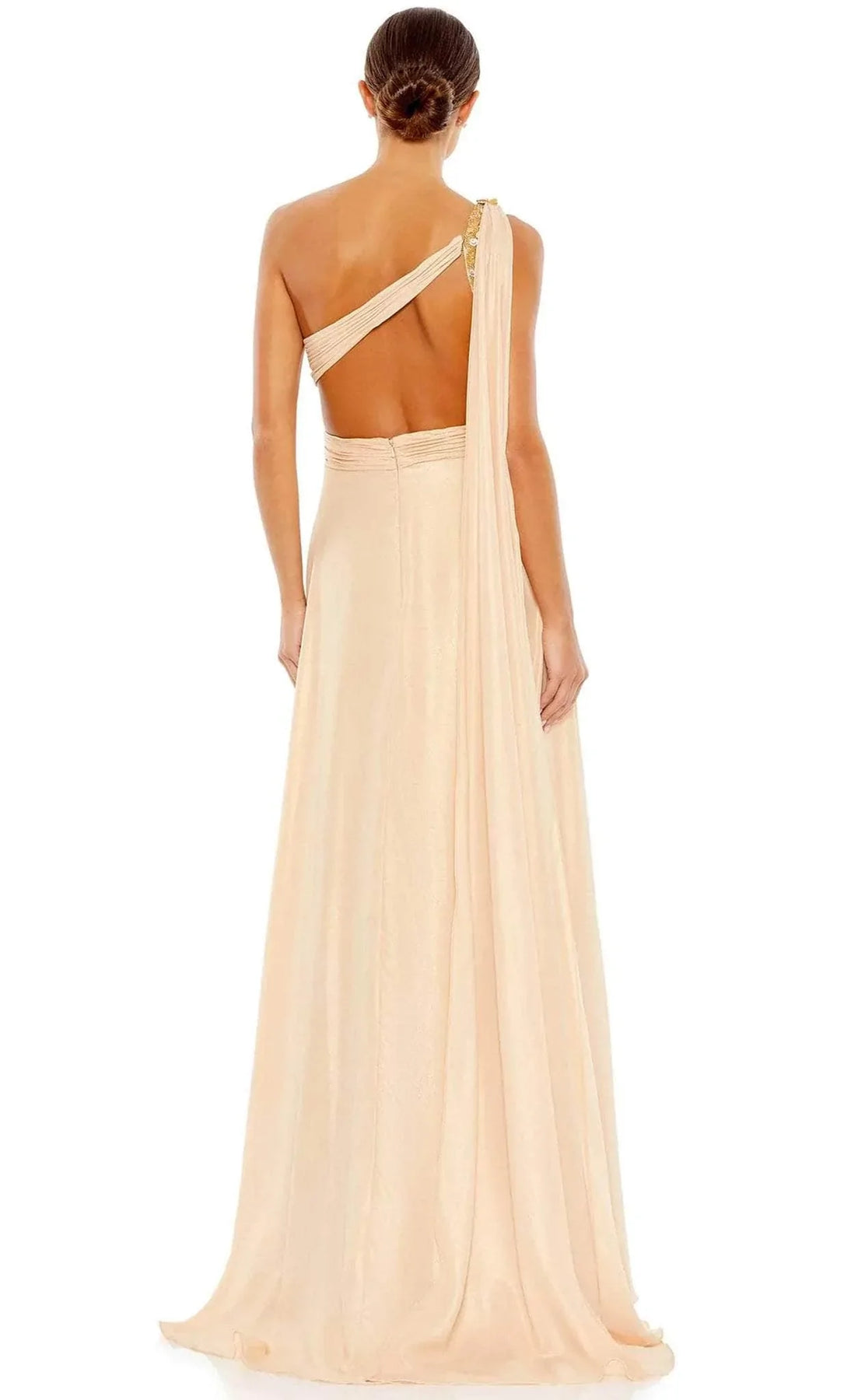 Mac Duggal 68053 - Asymmetrical Neck Gown
