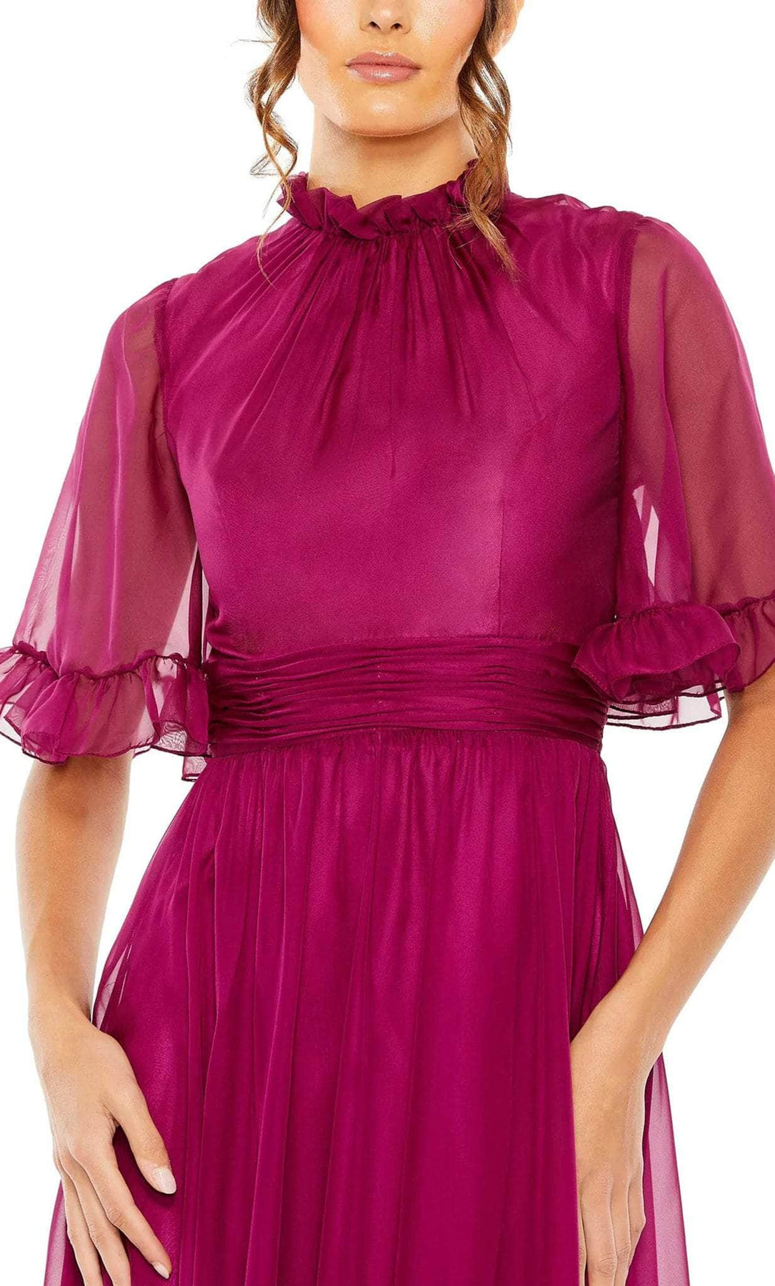 Mac Duggal 68229 - Flutter Sleeve Dress