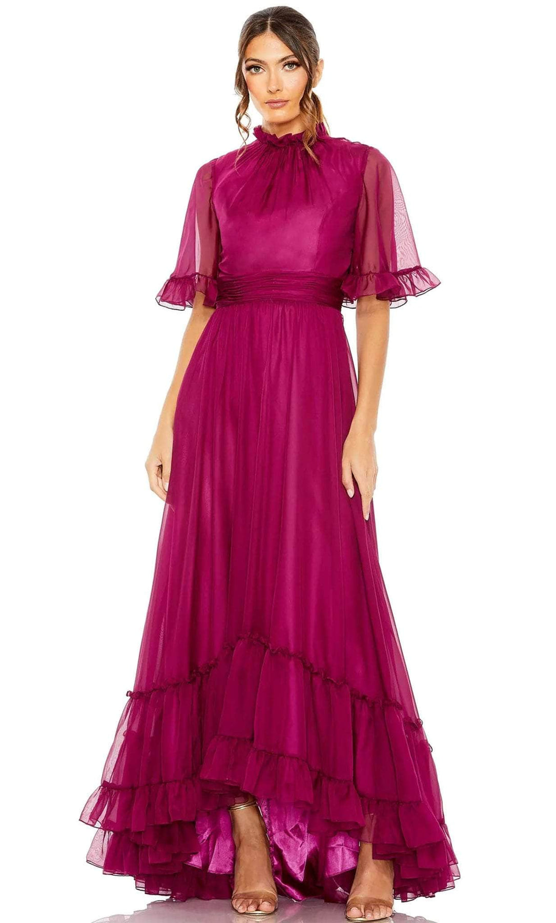 Mac Duggal 68229 - Flutter Sleeve Dress