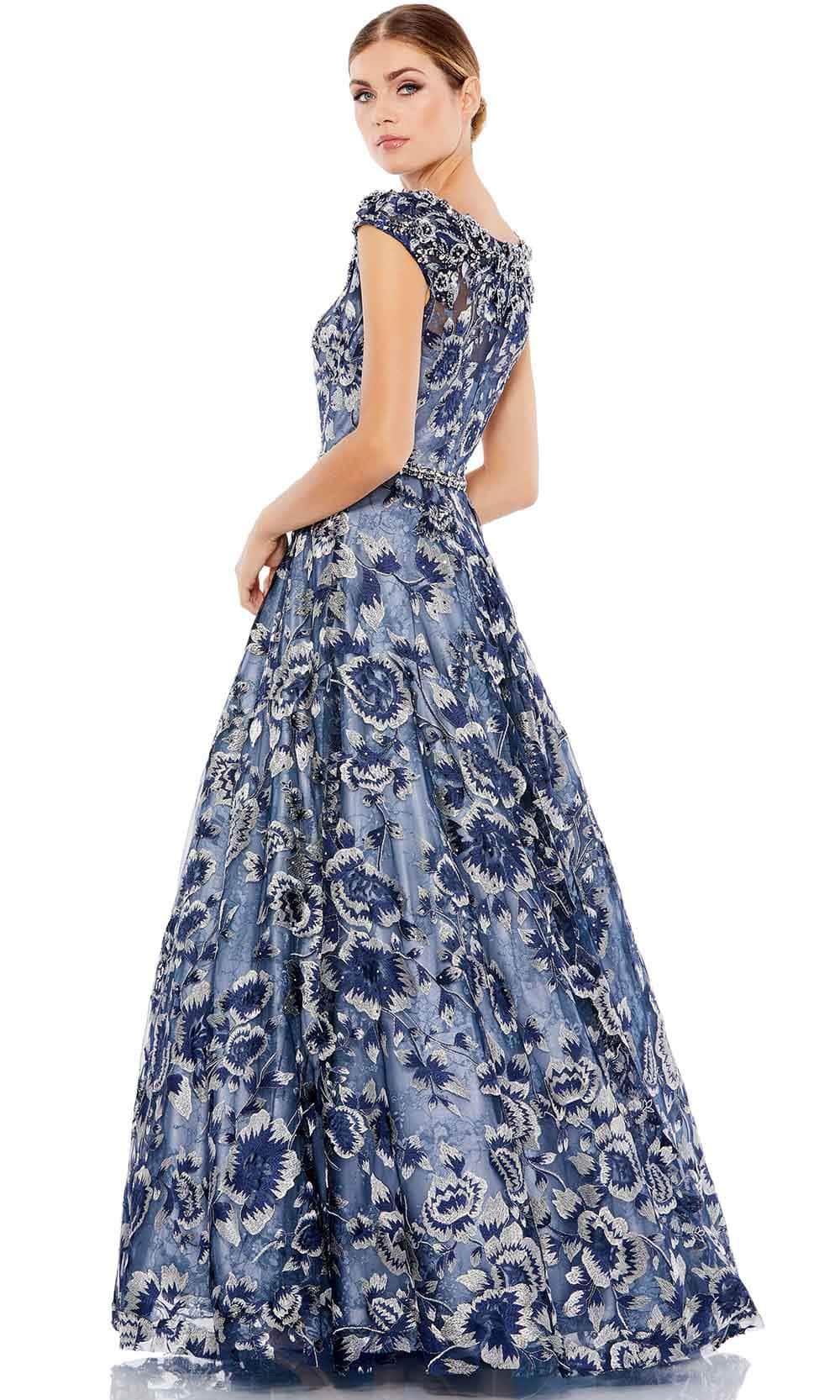 Mac Duggal 79325 - Embroidered High Neck Ballgown Prom Dresses