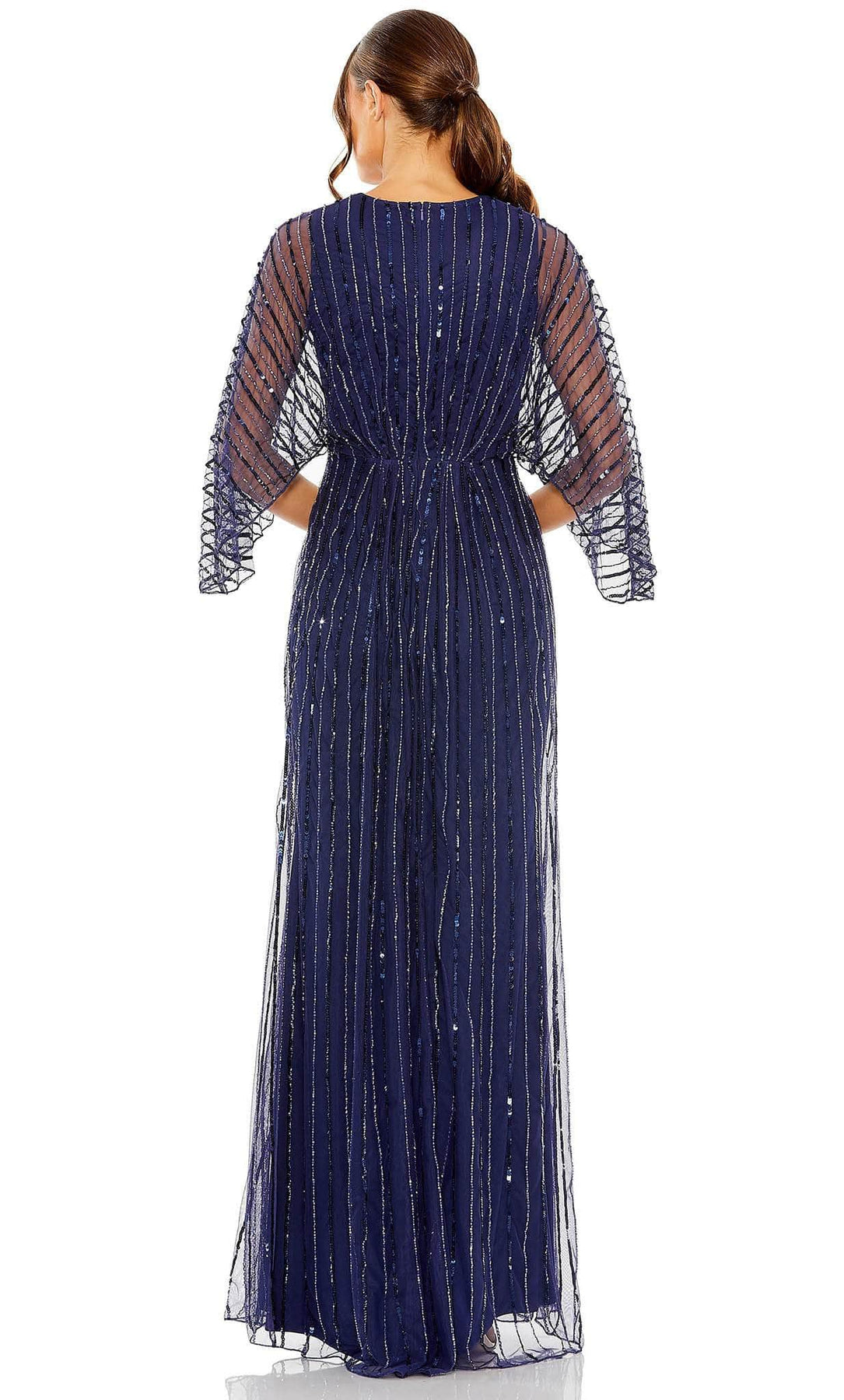 Mac Duggal 93841 - Kimono Sleeve Beaded Evening Gown Special Occasion Dress