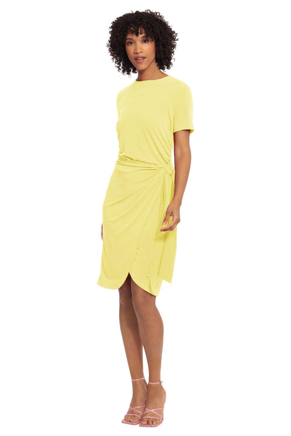 Maggy London GT597M - Jewel Wrap Sheath Casual Dress Maggy London GT597M - Jewel Wrap Sheath Casual Dress