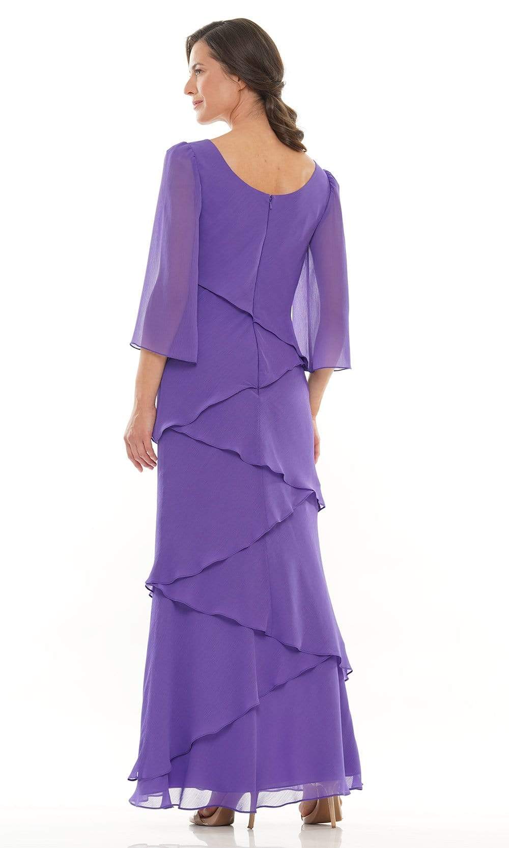 Marsoni by Colors - M302 Bateau Sheath Evening Dress Mother of the Bride Dresses