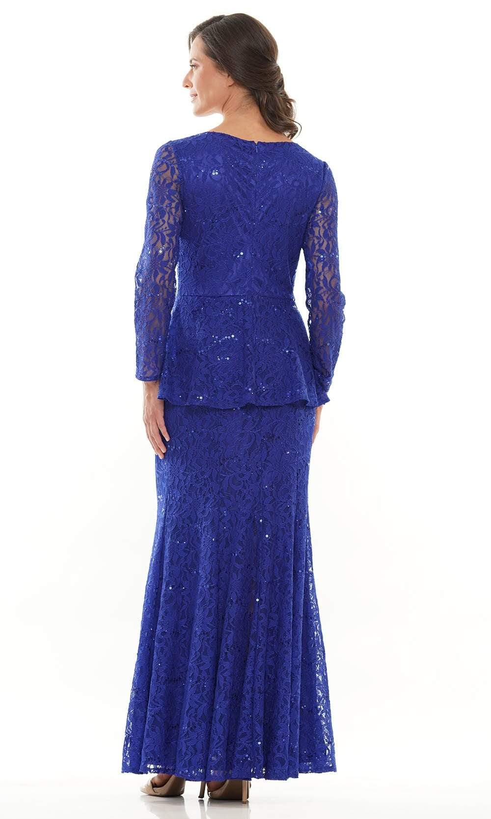 Marsoni by Colors - M306 V-Neck Trumpet Evening Dress Mother of the Bride Dresses