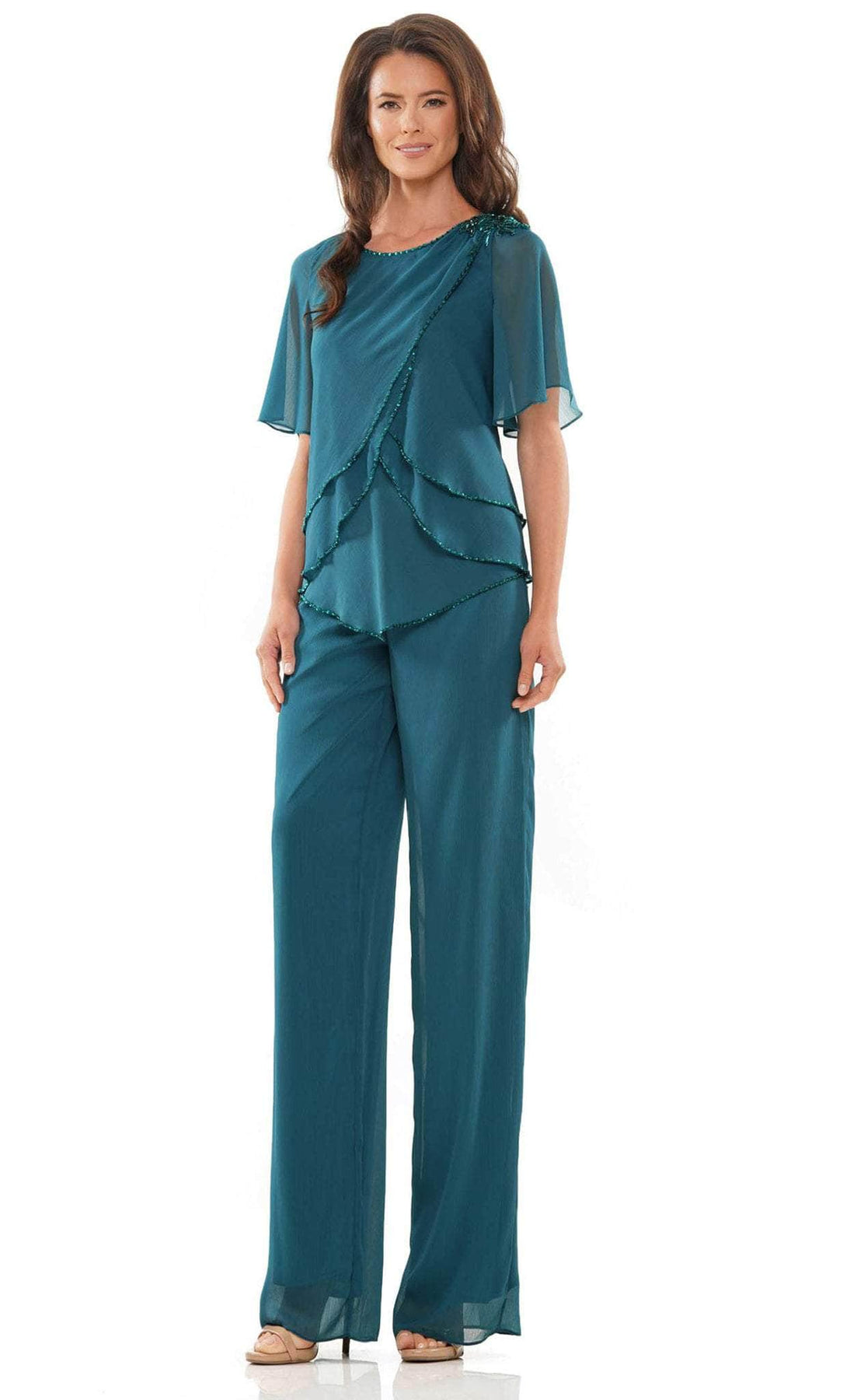 Marsoni by Colors M321 - Short Sleeve Pantsuit