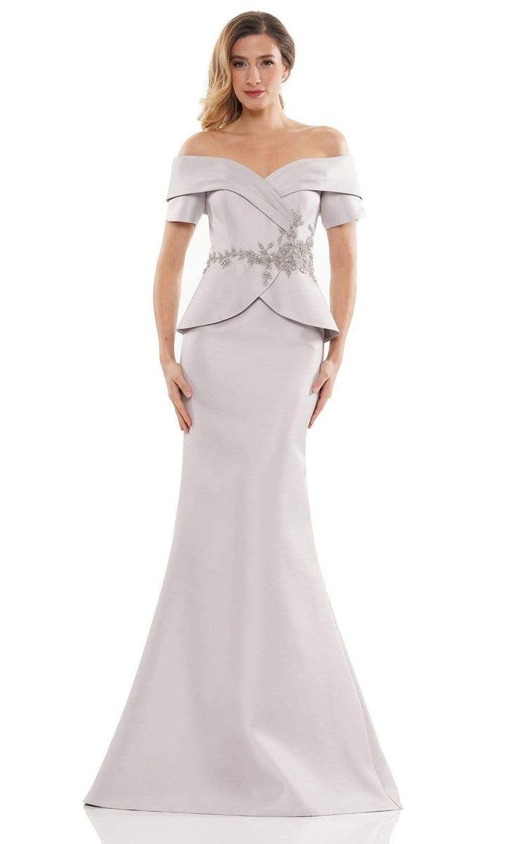 Marsoni by Colors - Trumpet Gown MV1144 In Gray