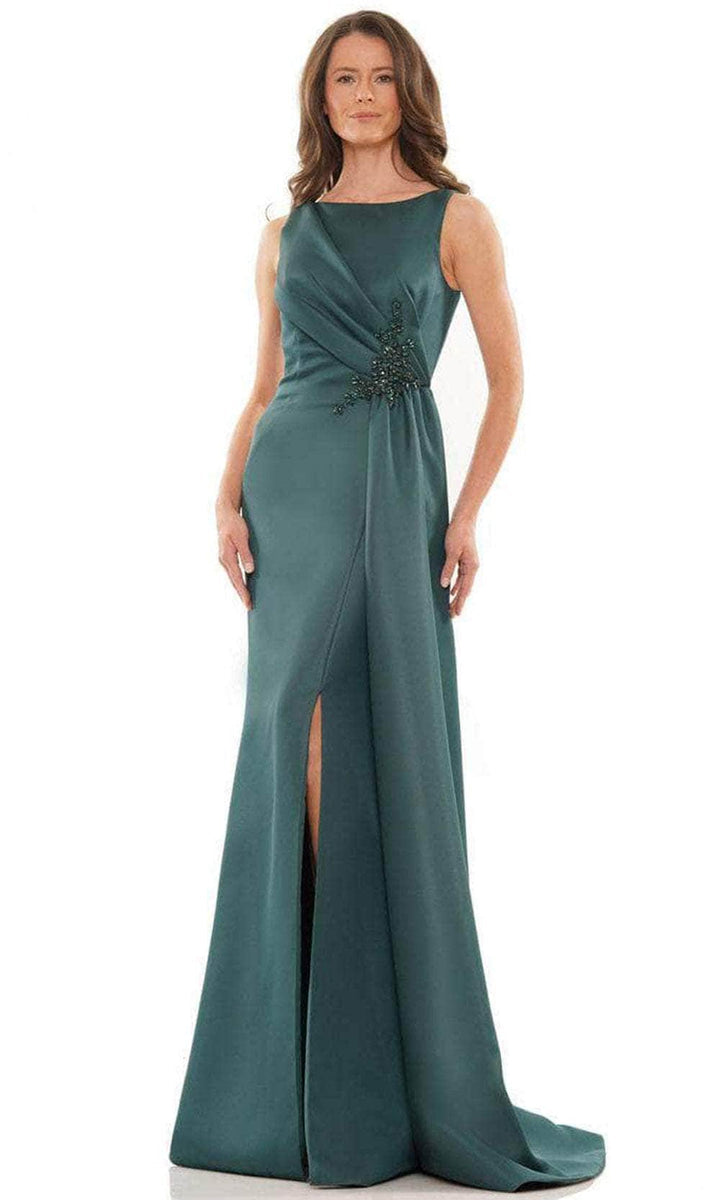 Marsoni by Colors - Sleeveless Scoop Back Prom Dress MV1186 In Green
