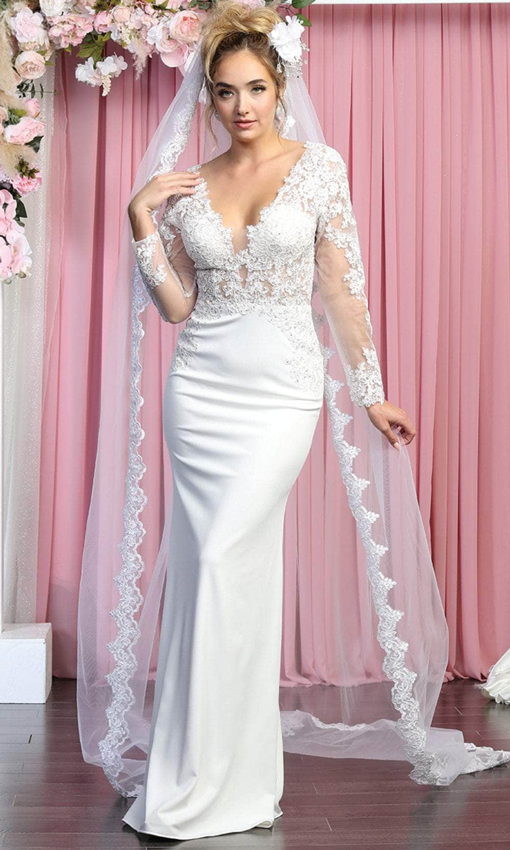 Mayqueen RQ7849 Ivory Mermaid Wedding Bridal Dress