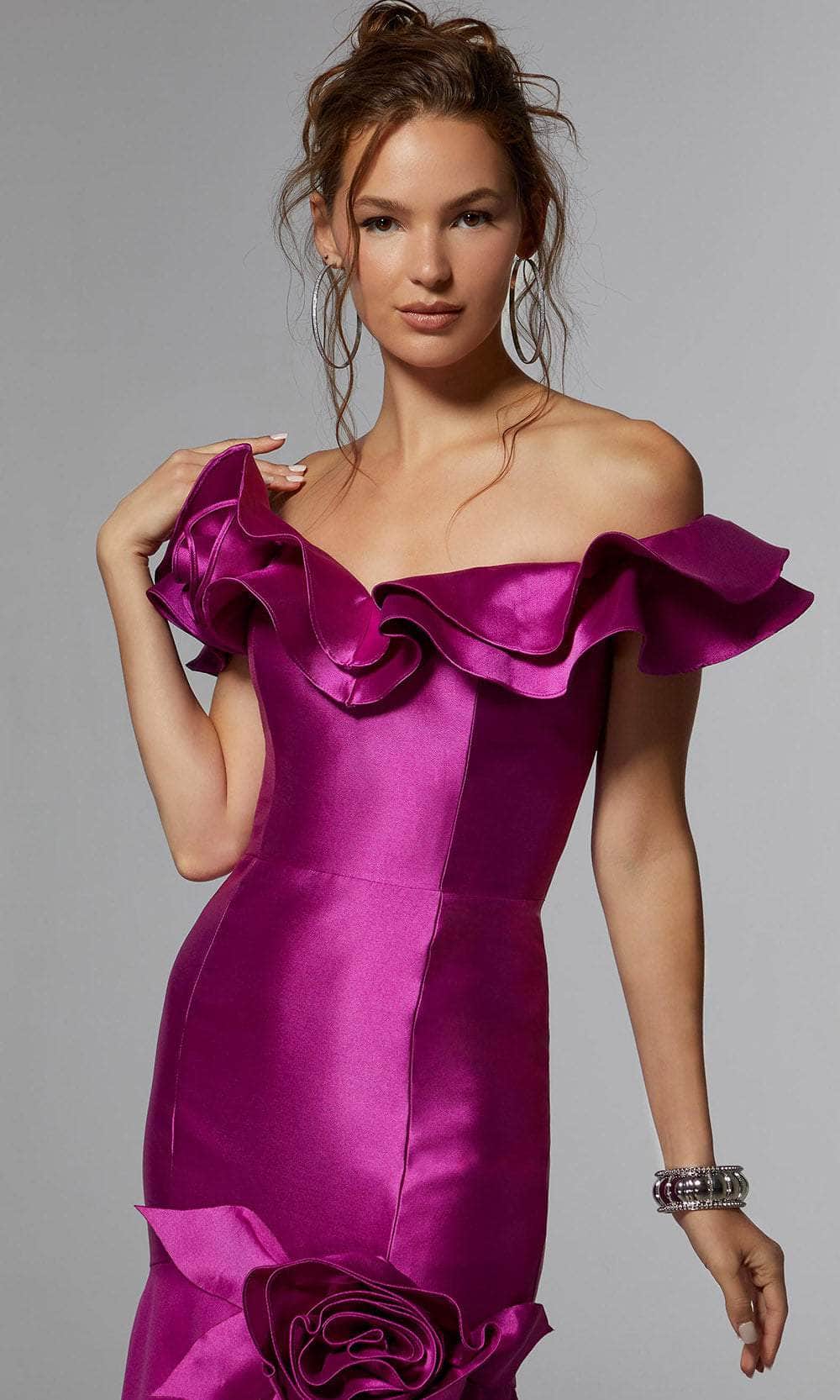MGNY by Mori Lee 72928 - Flounce Accent Evening Dress Prom Dress