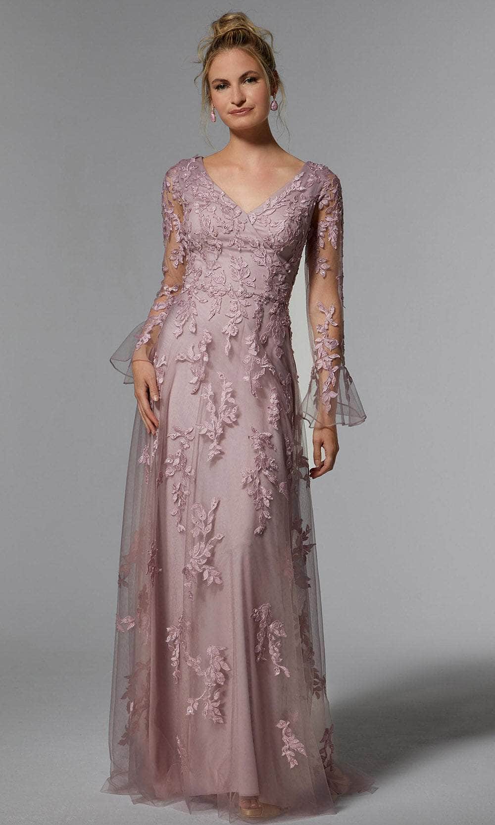 MGNY by Mori Lee 72929 - Botanical Motif A-Line Evening Dress Prom Dress