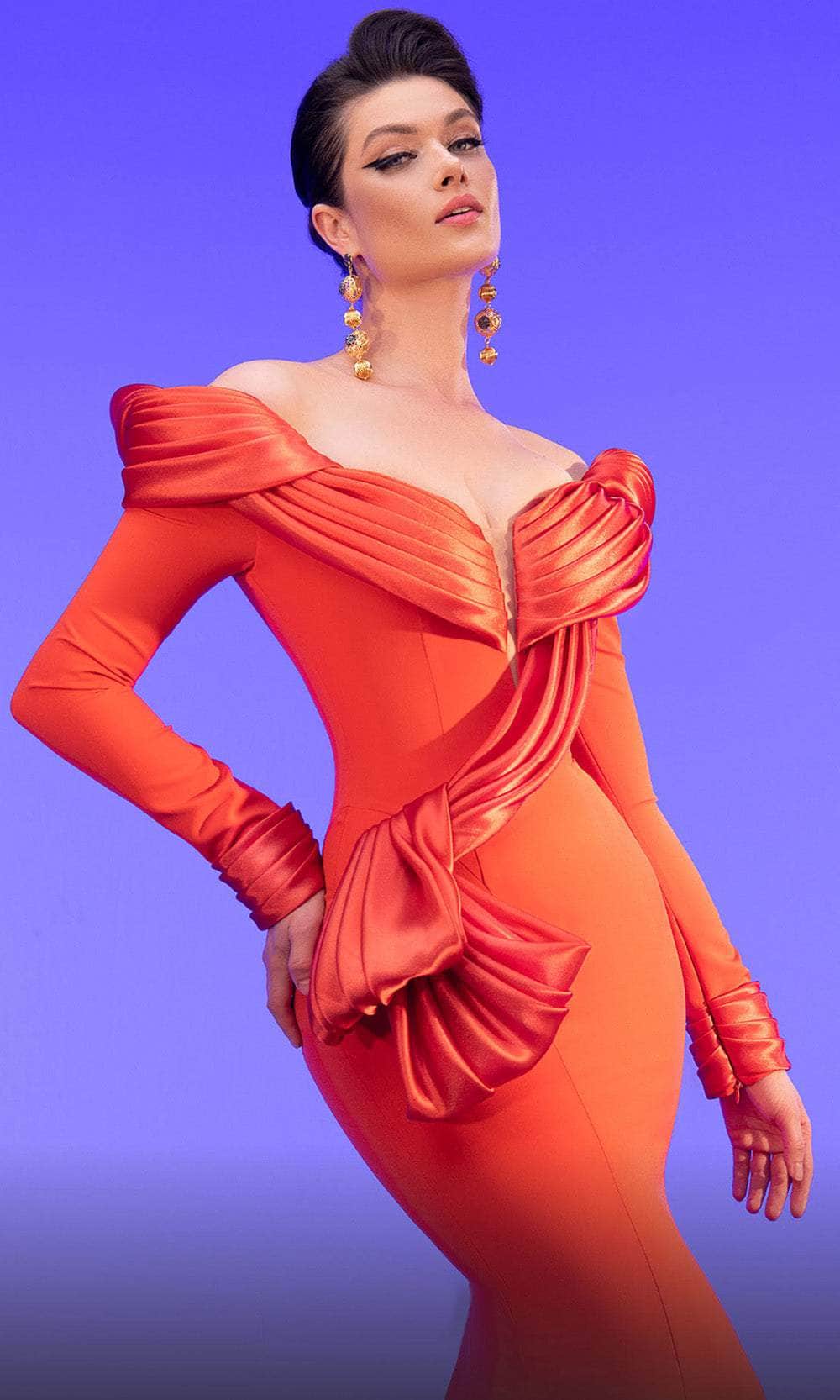 MNM COUTURE 2791 - Crepe Mermaid Gown